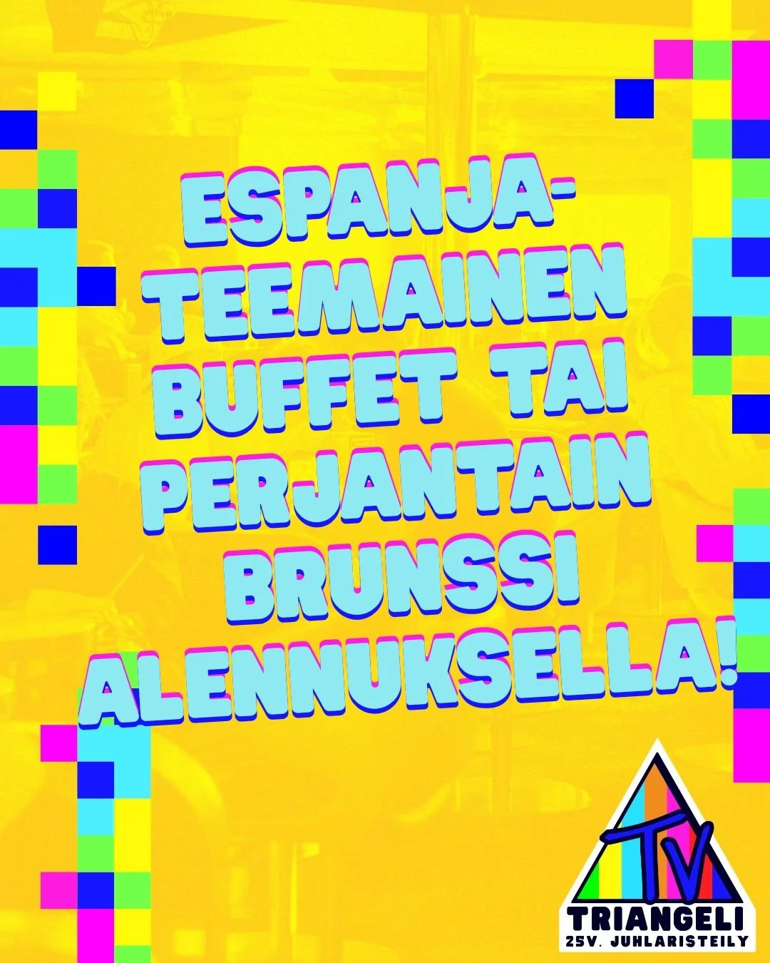 🇫🇮🇬🇧 Voit k&auml;ytt&auml;&auml; matkan hintaan sis&auml;ltyv&auml;n Triangeli-perjantain aamiaisen (arvo 20,50&euro;) alennuksena torstain Espanja-teemaiseen huikeaan buffettiin, tai kattavaan perjantain brunssiin! 🥳
Alennuksen kanssa torstain 