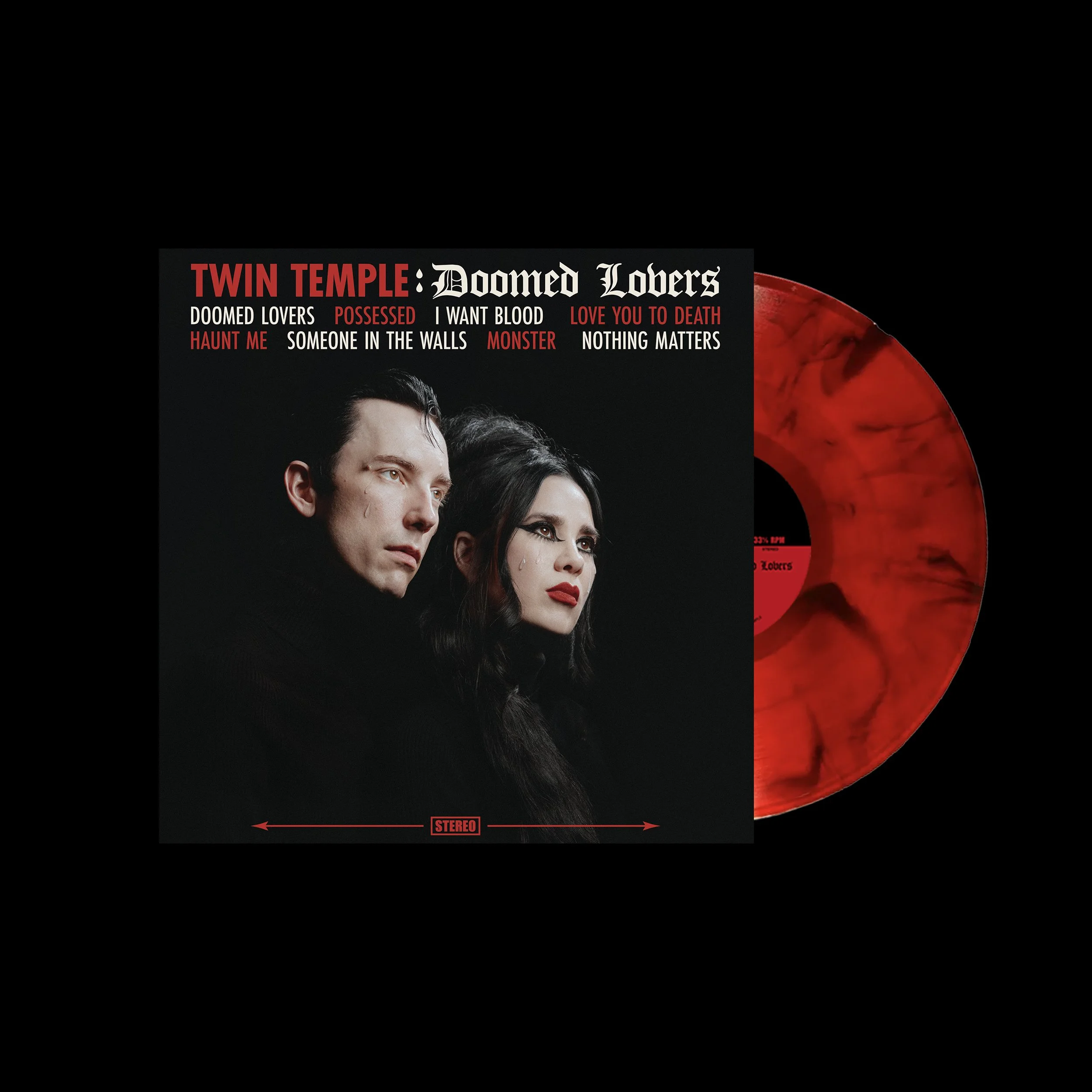DOOMED LOVERS - HAND NUMBERED- LTD TO 200 - BLOOD & SMOKE VINYL
