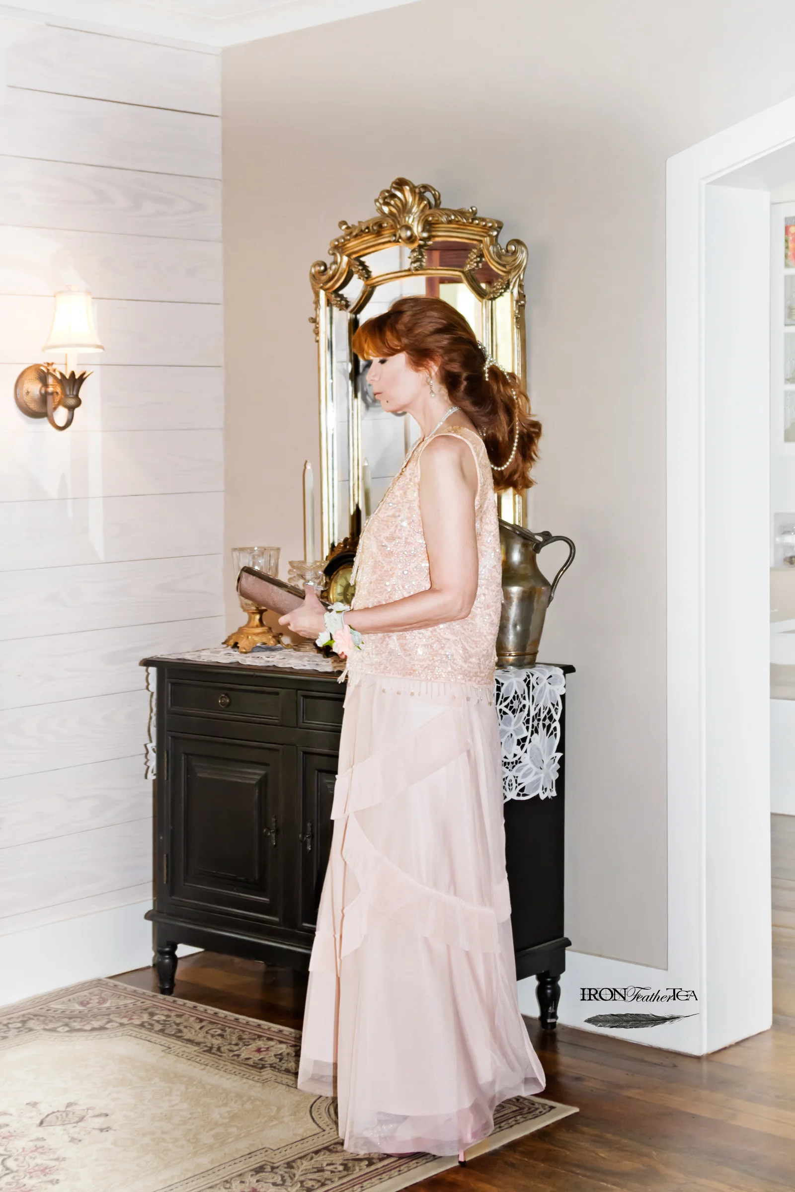 Nan Mac in Pink Tulle and Sequins.