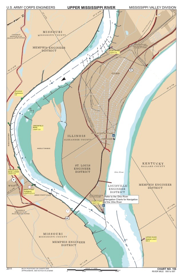 Mississippi River Mileage Chart