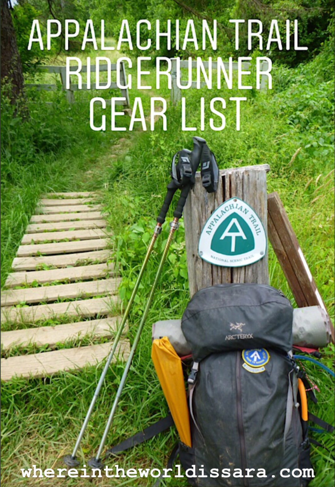 Appalachian Trail Ridgerunner gear list — Where in the World is Sara?