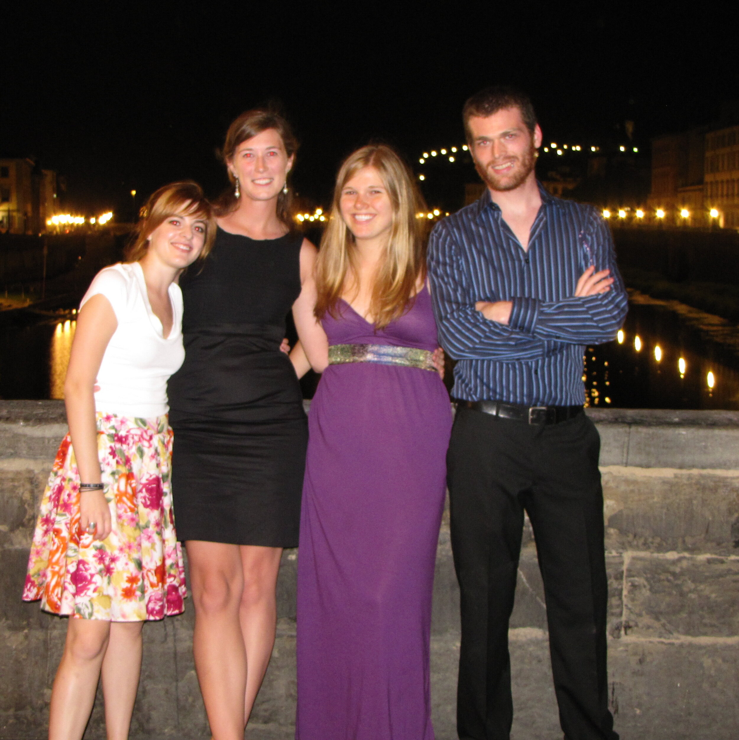 On the Ponte Vecchio after a night at the opera