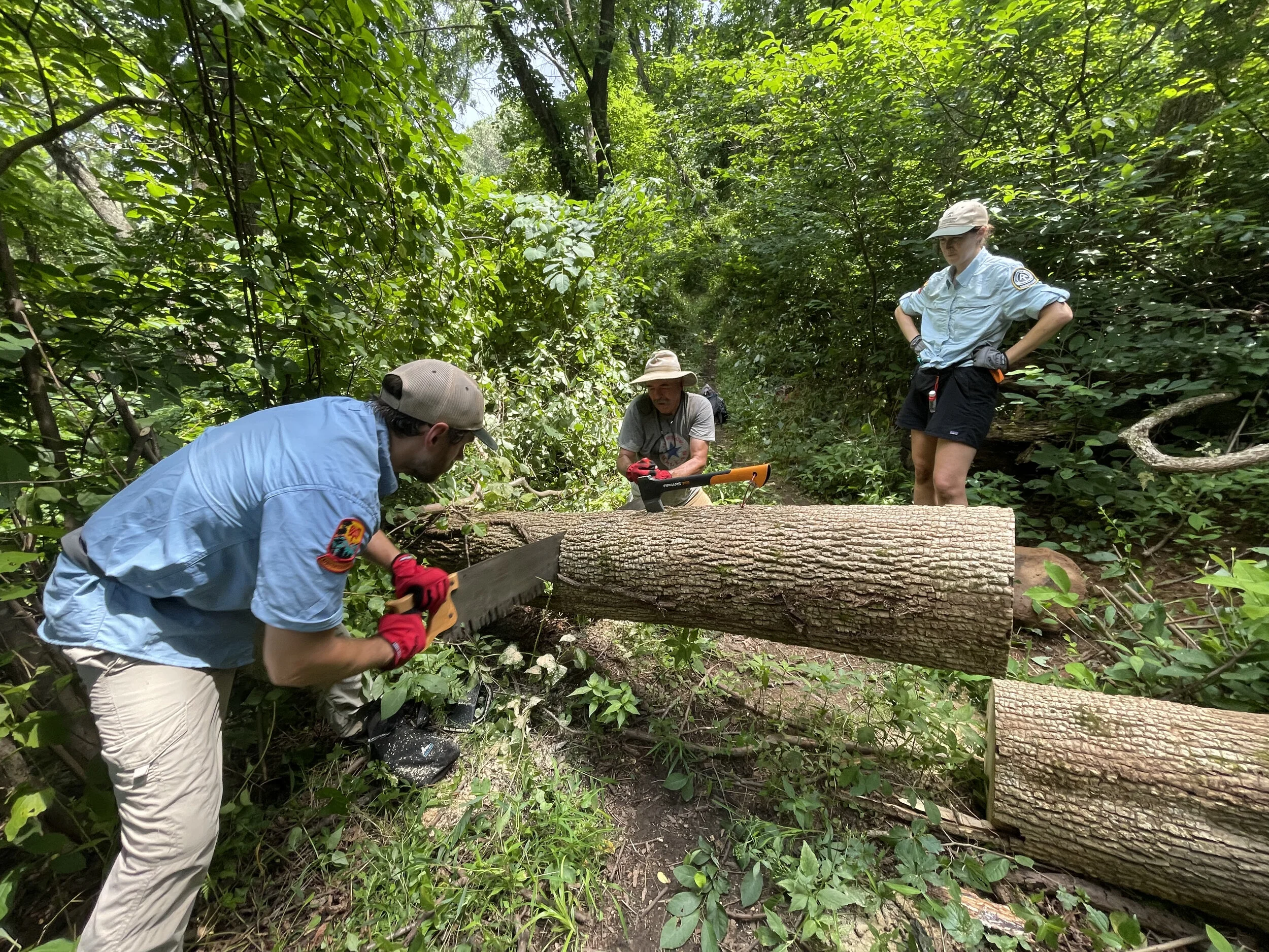 Supervising, photo by Jim Fetig