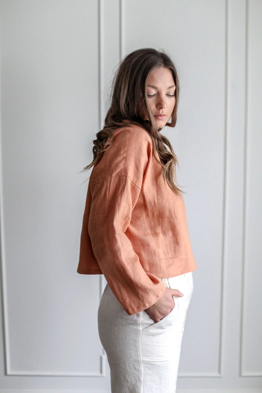Madison Top - Peach
