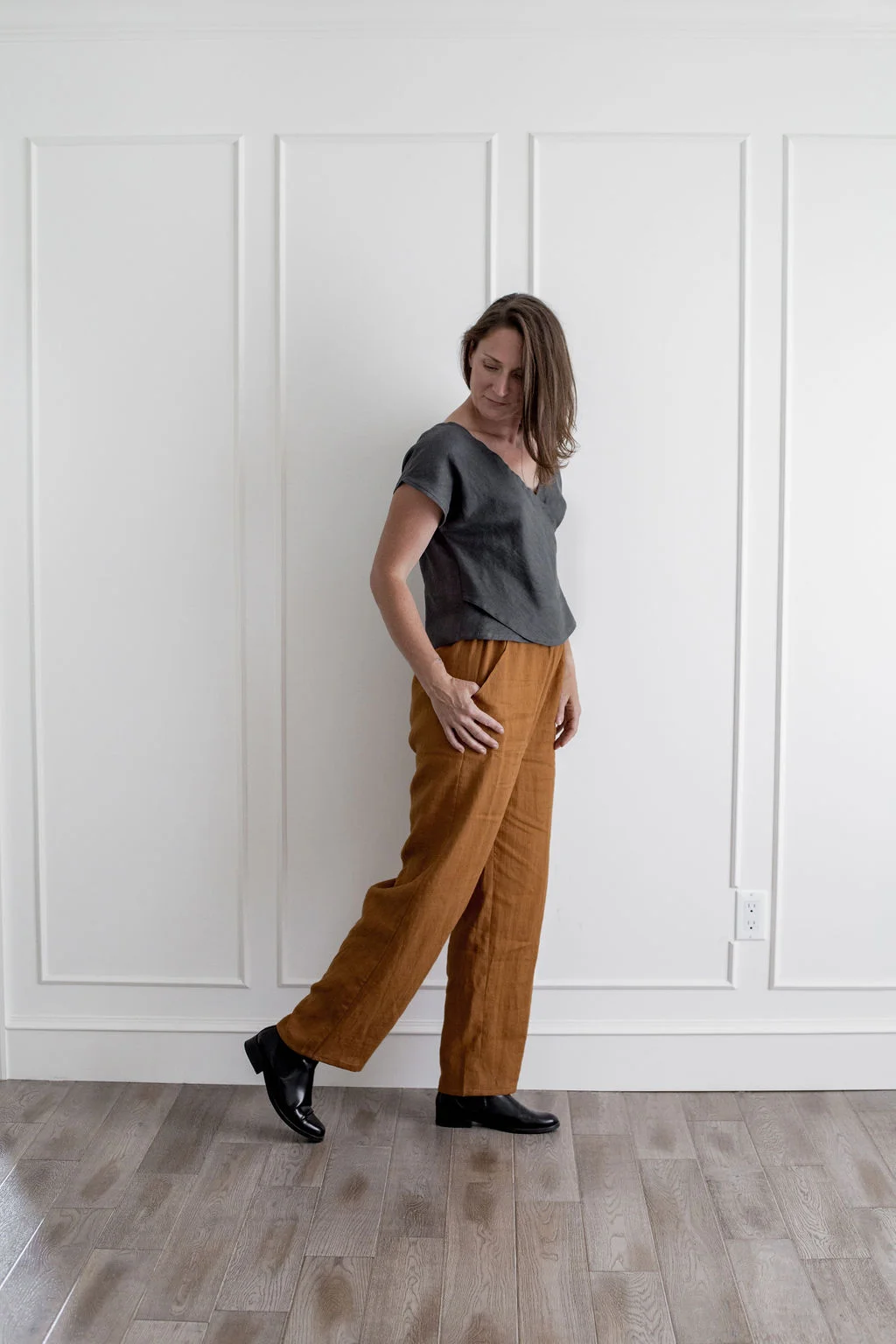 Lyndsey Pants - Rust