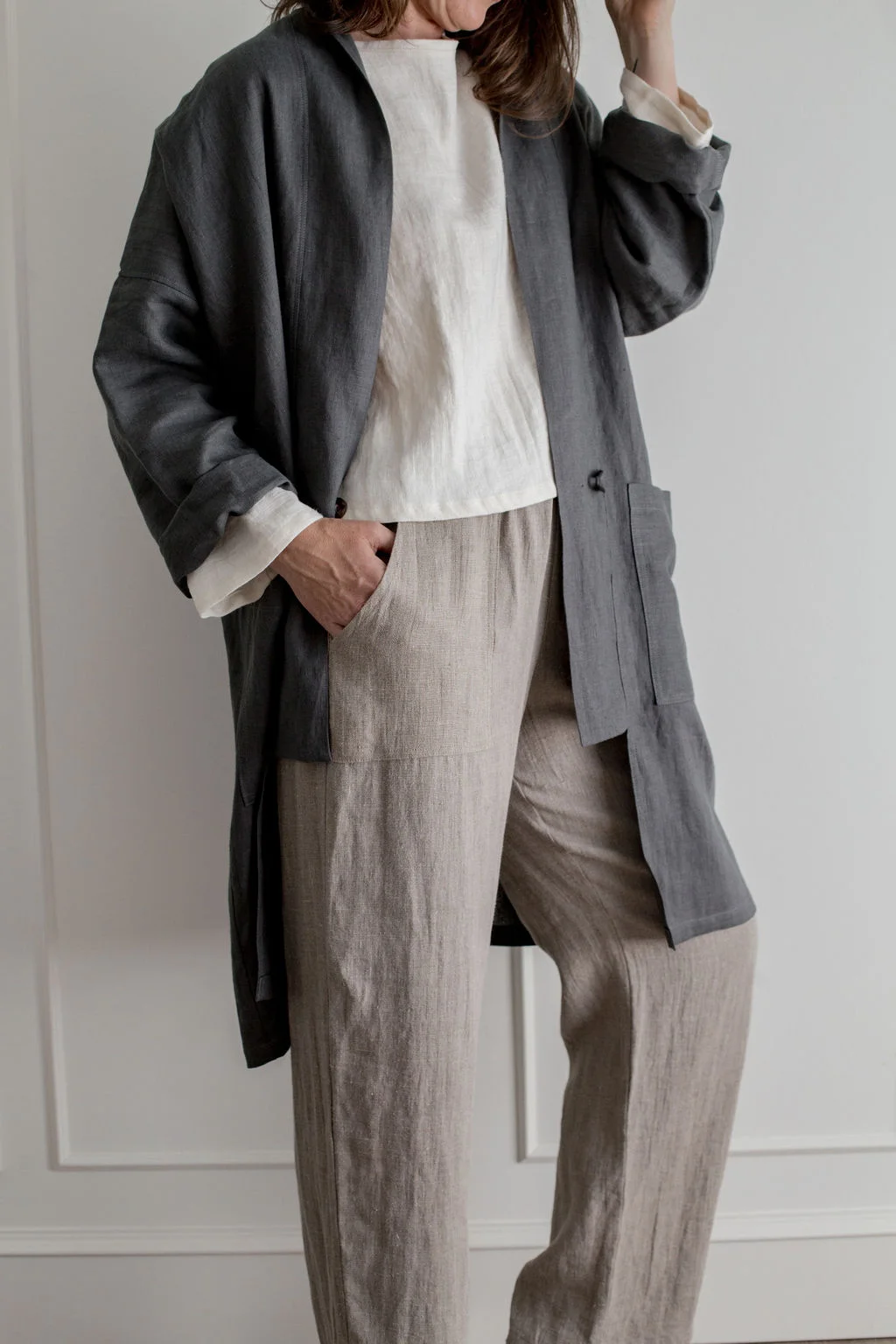 Kim Long Jacket - Grey