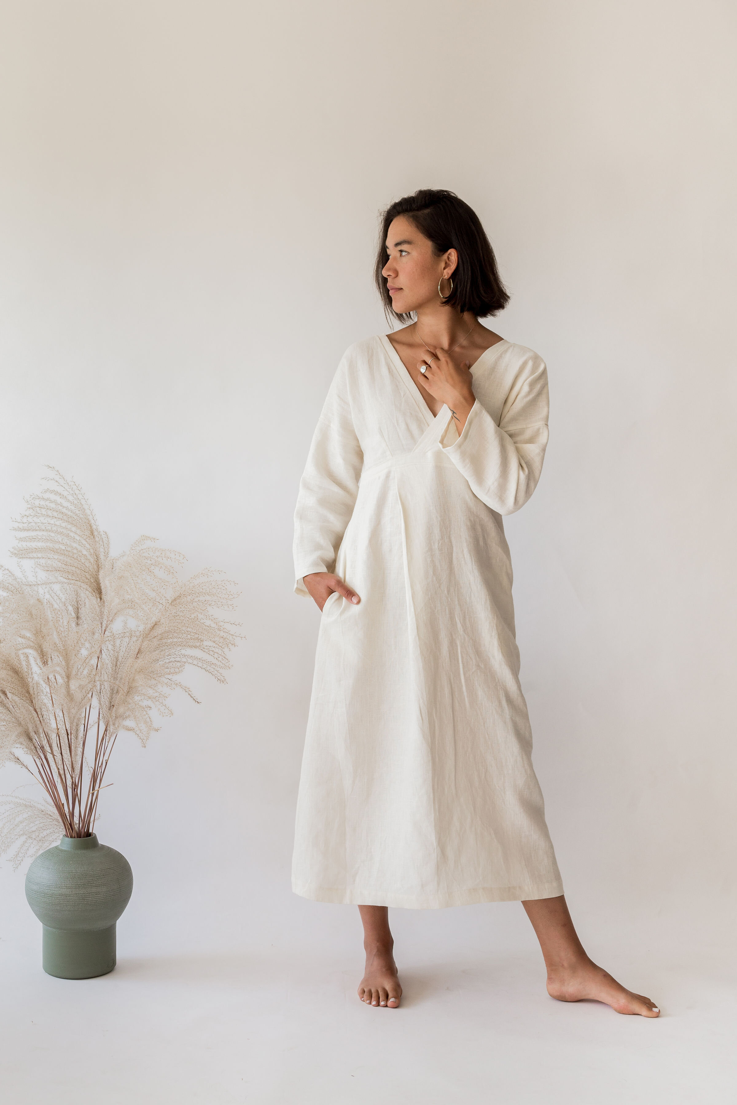 Nicole maxi dress long sleeves Ivory copy.jpg