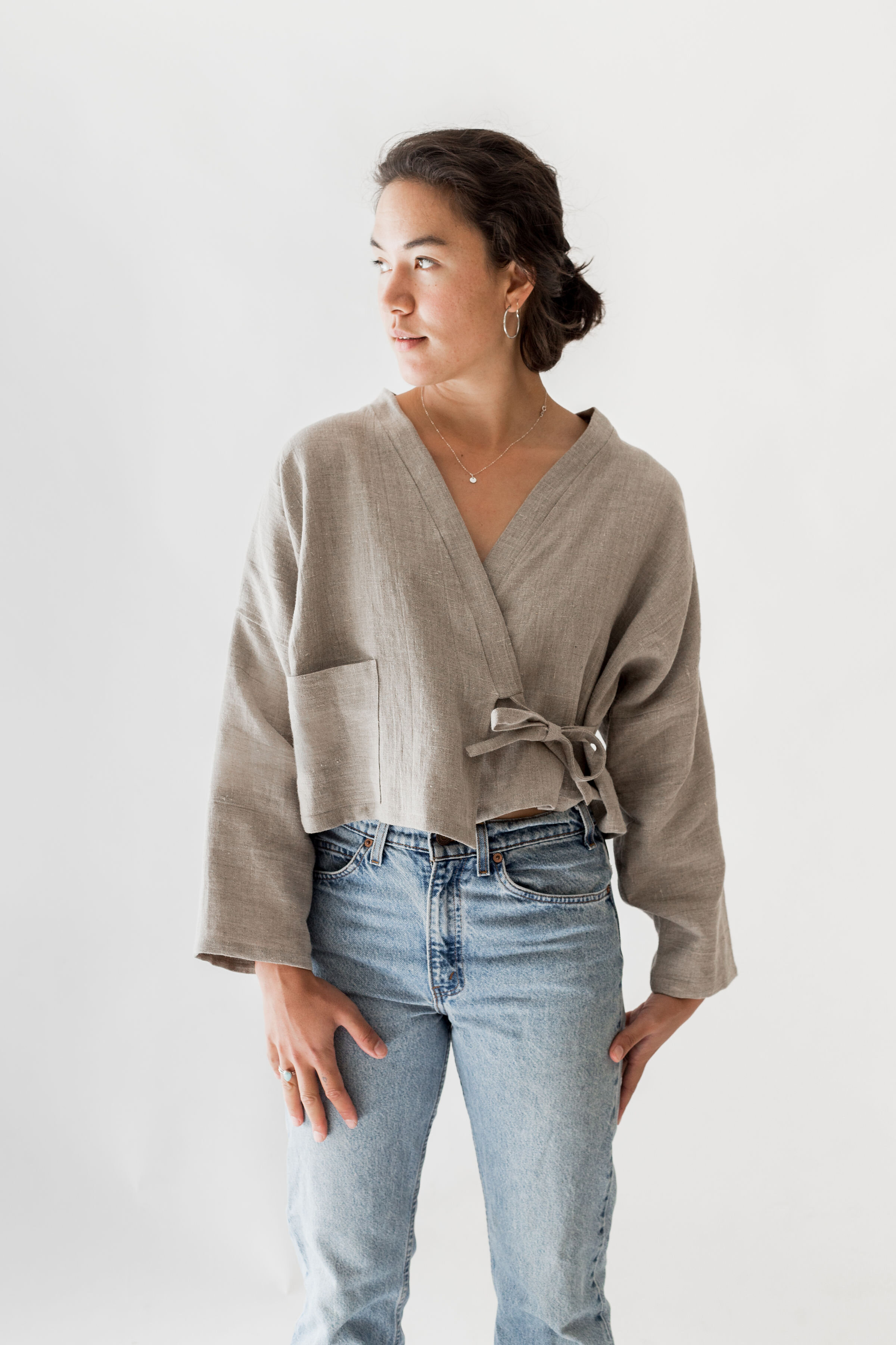 Nomi Designs wrap top in natural minimalist linen clothing copy.jpg