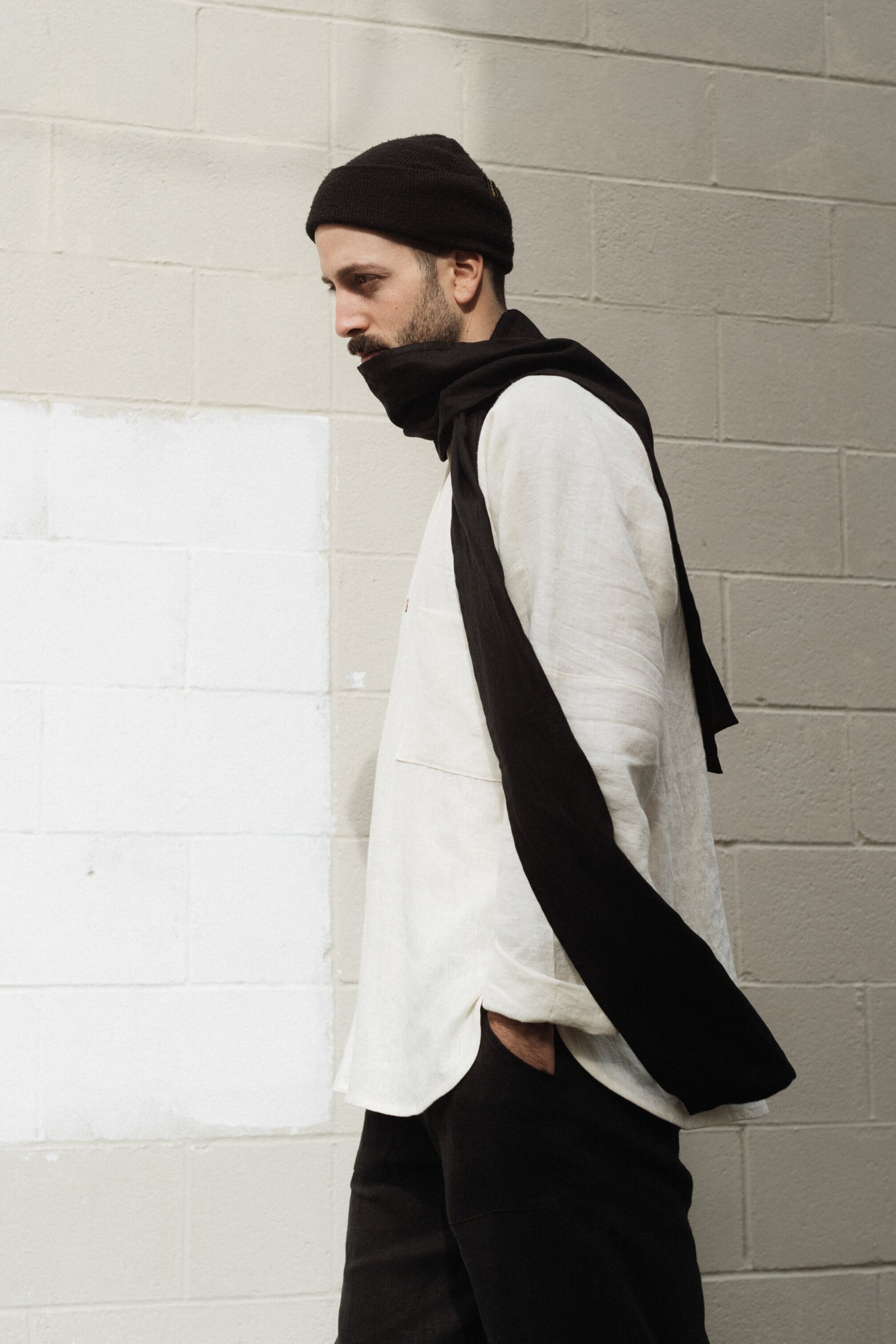 linen-men-shirt-ivory-black-scarf-side.jpg