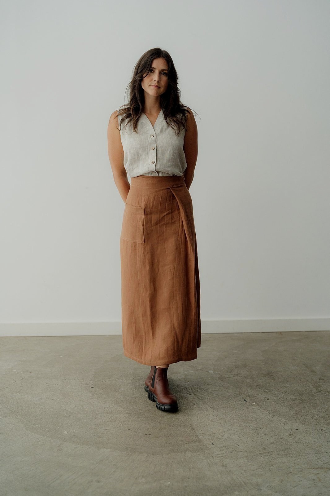 Linen Wrap Skirt – ShopVarenne
