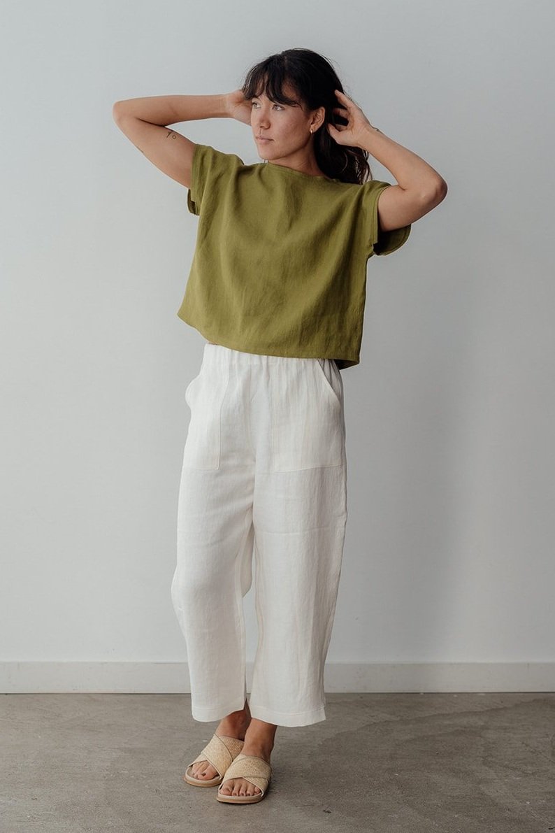 Cotton Linen Harem Pants: Blend of Style and Comfort – KartCraze
