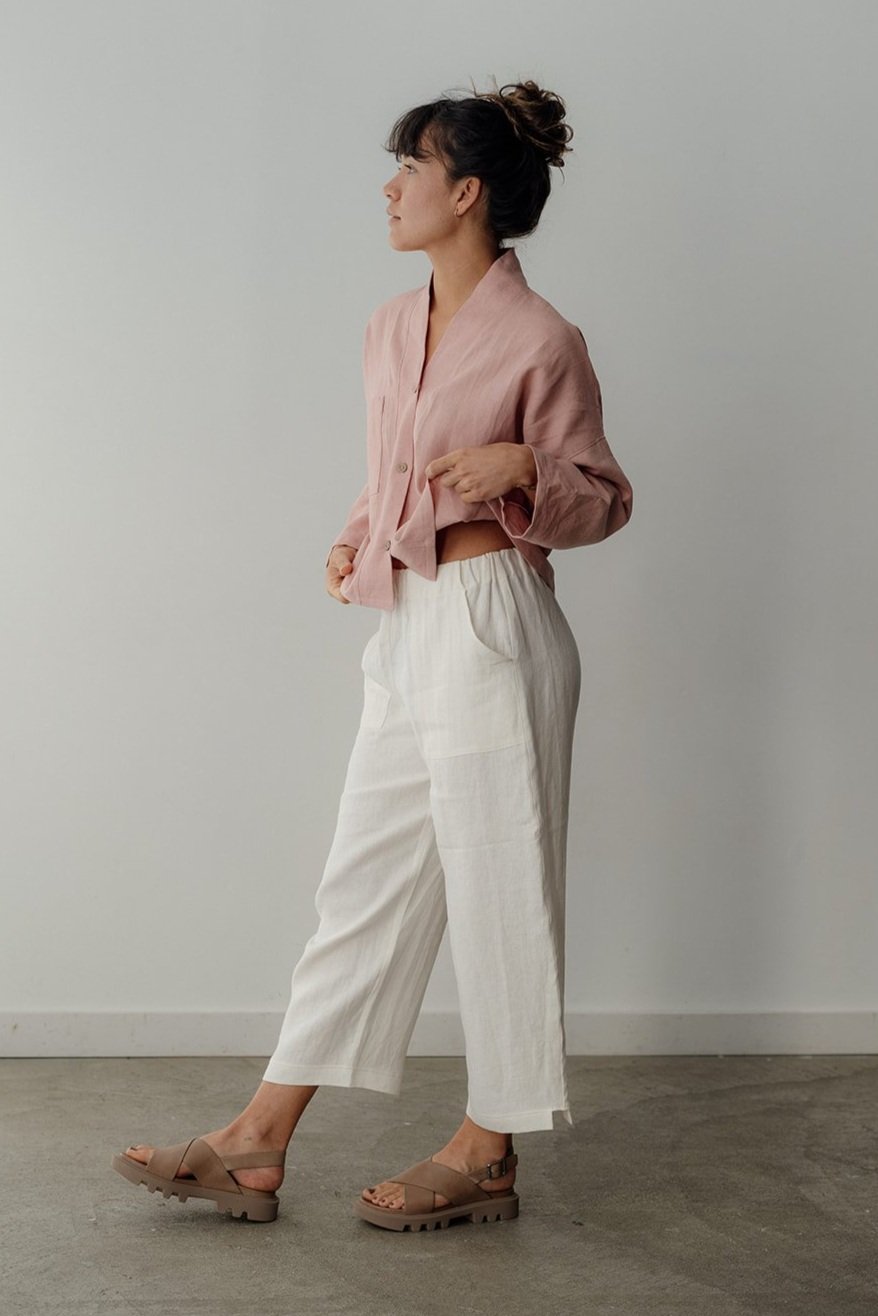Linen Pants | Zohar Pants | Linen Clothing — Nomi Designs