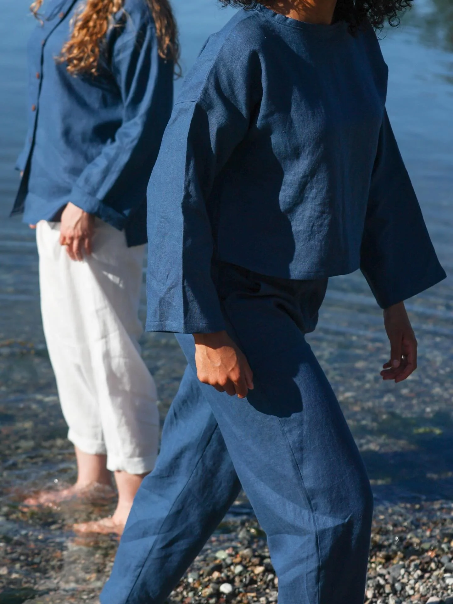 Ocean blue. 
The new beach shoot photos are now online, take a look.