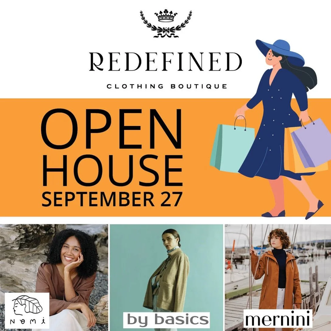Duncan people and friends,
This coming Sunday, I&rsquo;ll be at the beautiful ReDefined Boutique for an Open House from 10 - 5 PM.

162 Station Street, Duncan, BC

I&rsquo;ll be bringing some of my Fall/Winter pieces, along with other linen garments 
