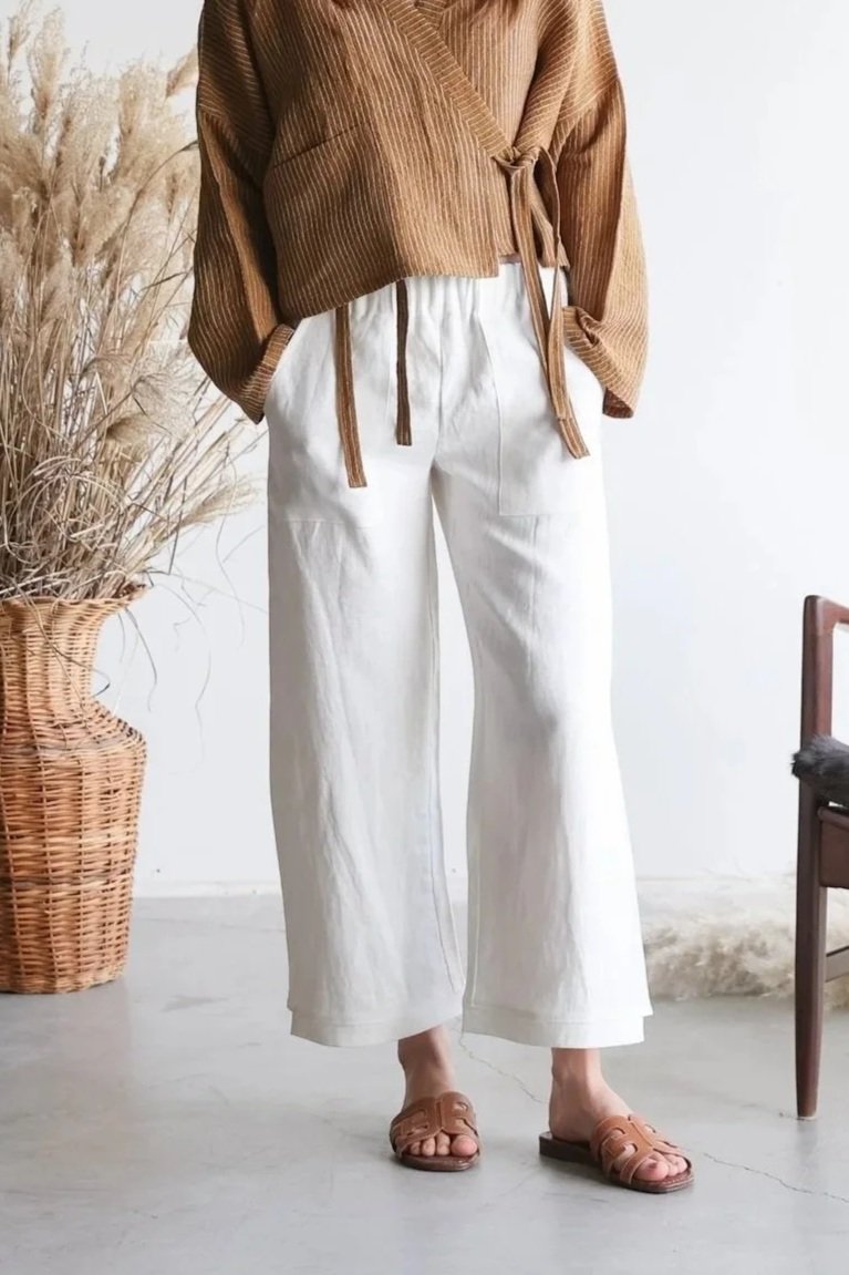 nomi-designs-linen-pants-ivory-wrap-top-ginger-front.jpg