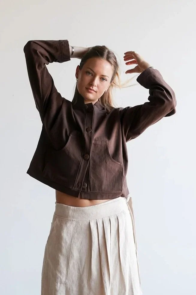 linen-wrap-skirt-brown-jacket-front.jpg
