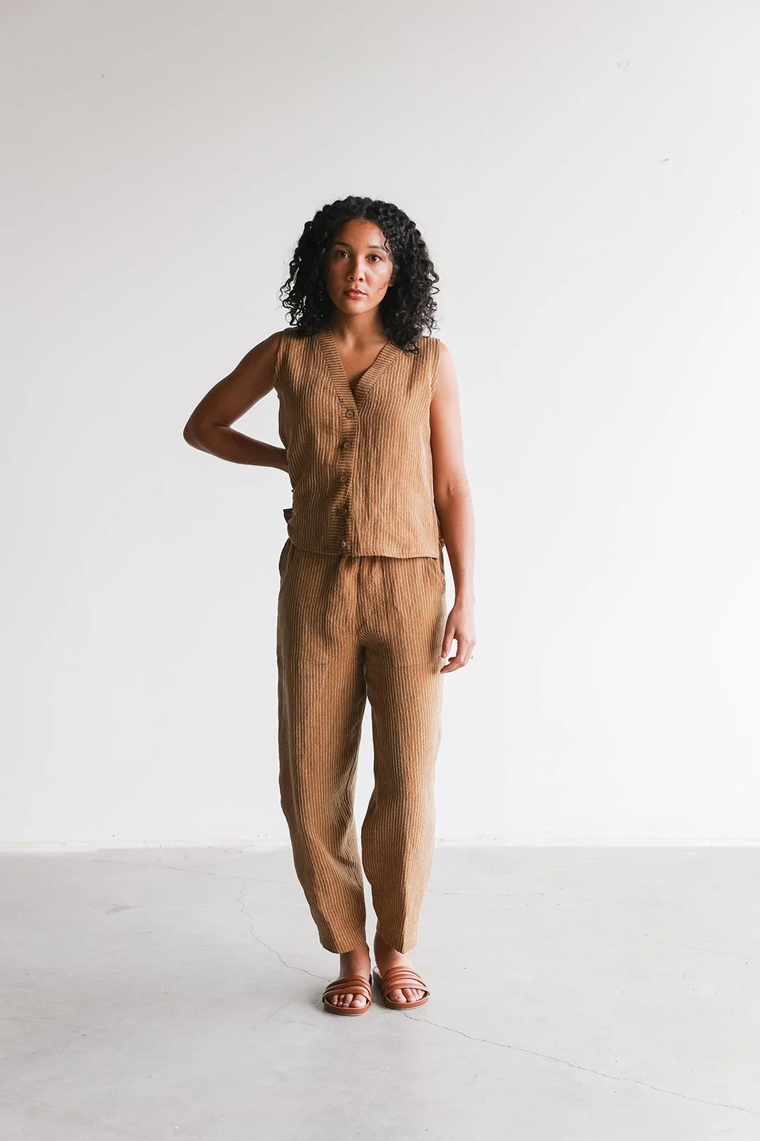 Nomi-designs-linen-vest-pants-ginger-front.jpg