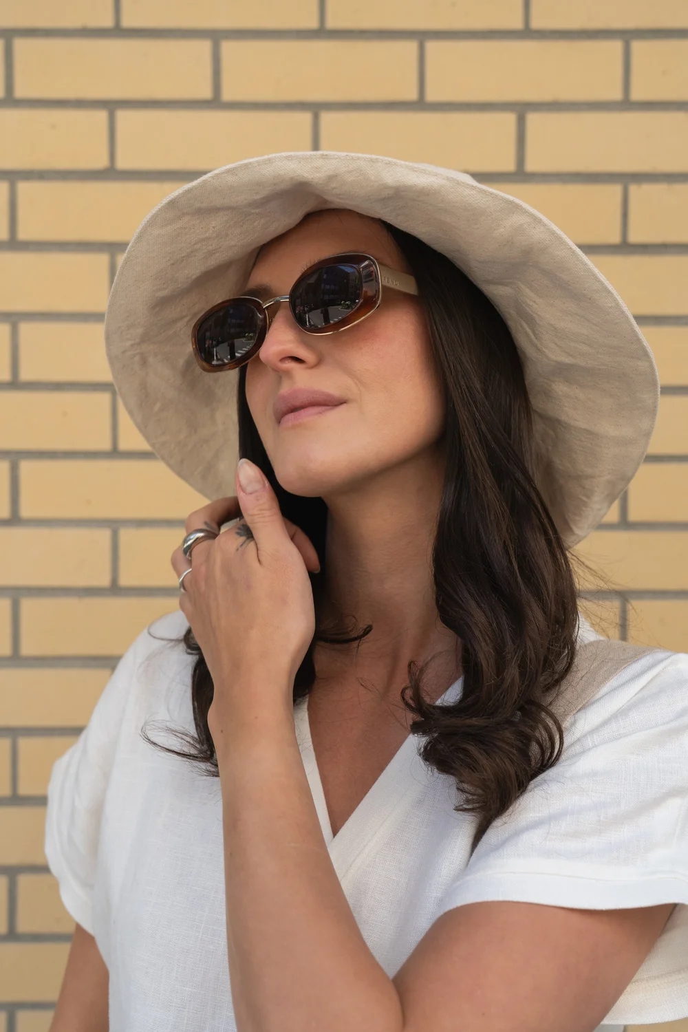 Mona Canvas Hat - Sand by Nomi