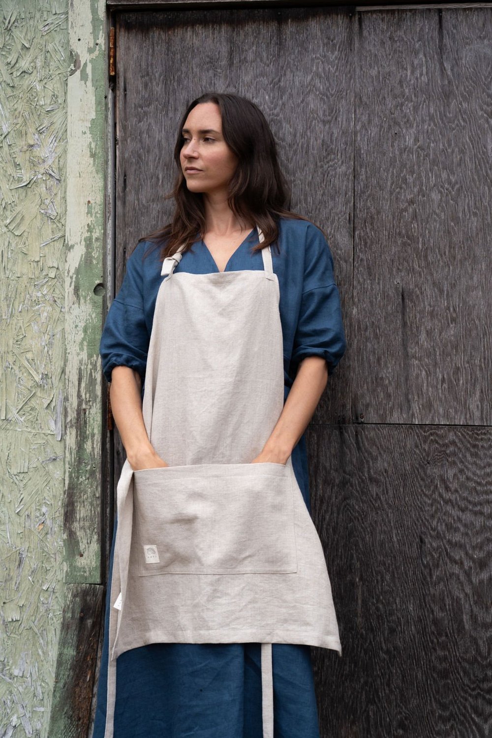 Linen Apron | Made in Canada — Nomi Designs