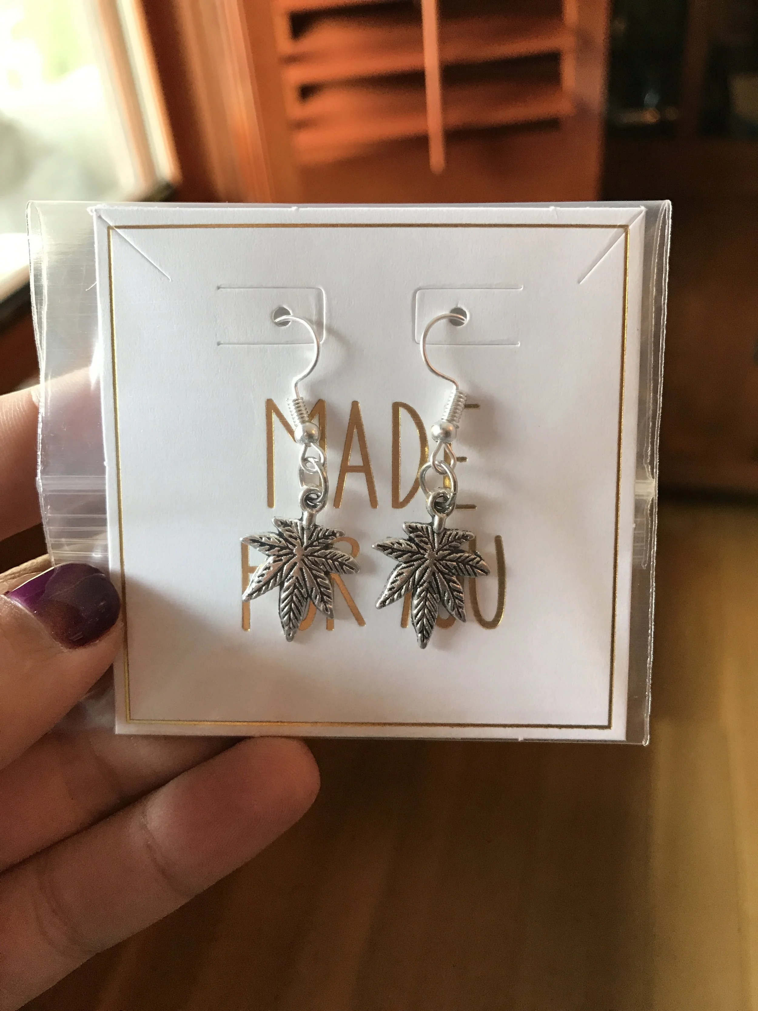 Cannabis Leaf Earrings Front.JPG