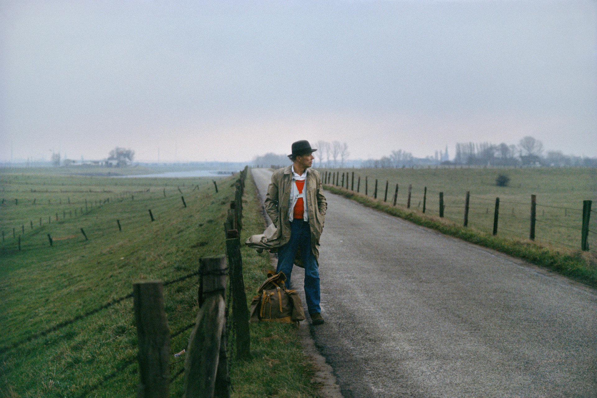  Joseph Beuys on the levee near Düffelward 