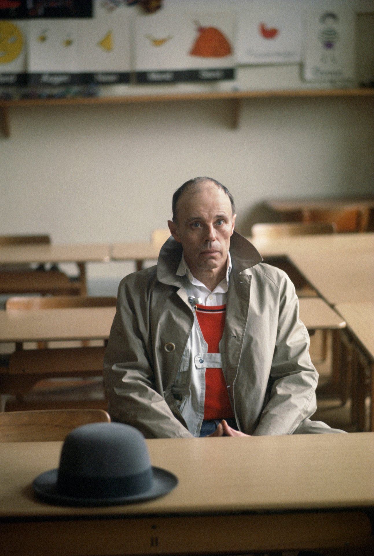  Joseph Beuys in his former school in Kleve 