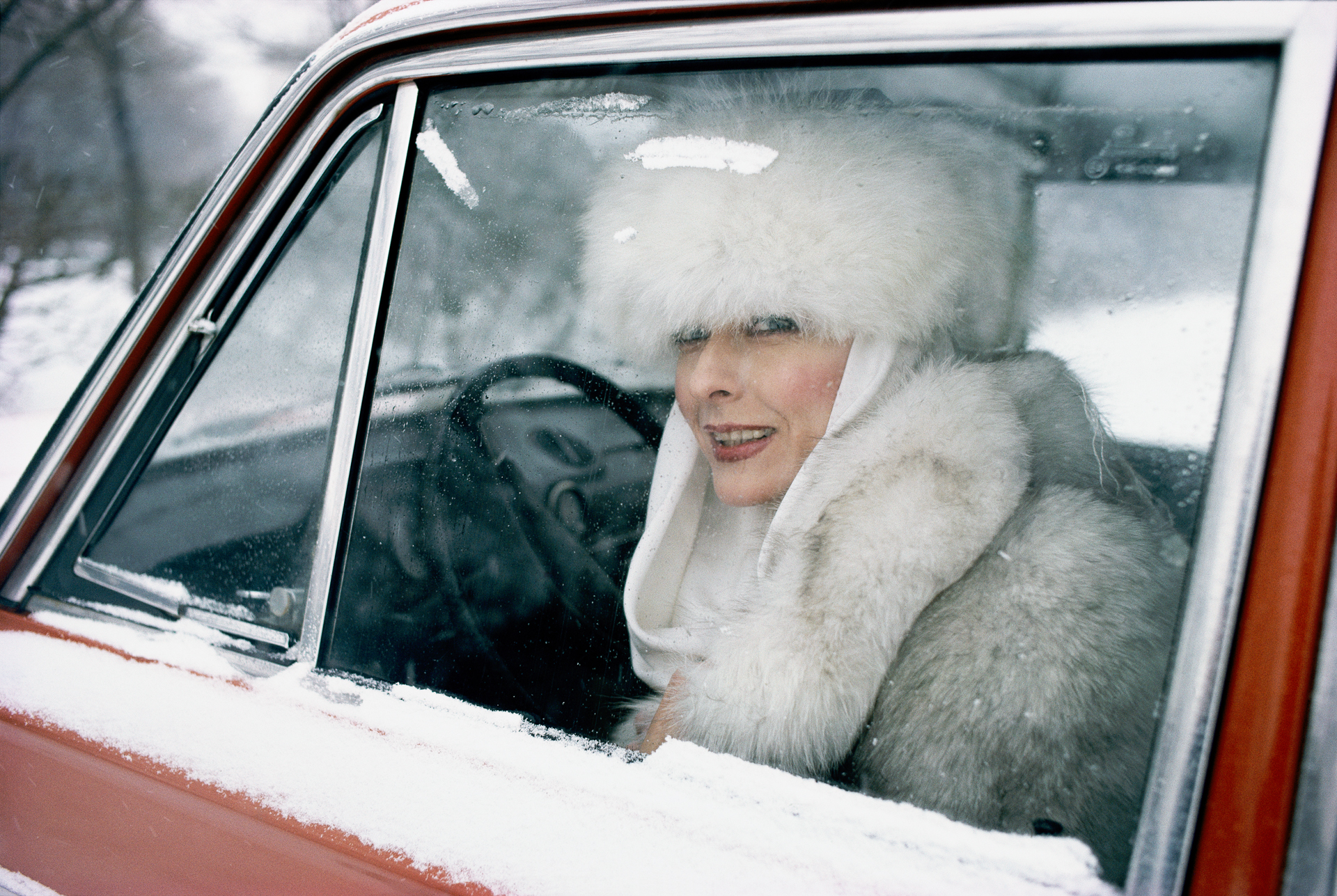  Renowned actress Anastasia Vertynskaya ranked among the few Russians privileged to own a new car in the late 1980s.  Moscow, Russia  