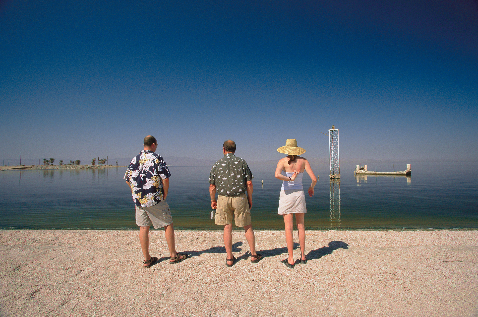  Once a lure for movie stars in the 1950's and 60’s, the Salton Sea was expected to become the next Las Vegas. Now tourists can only imagine its former splendor.  Salton City  