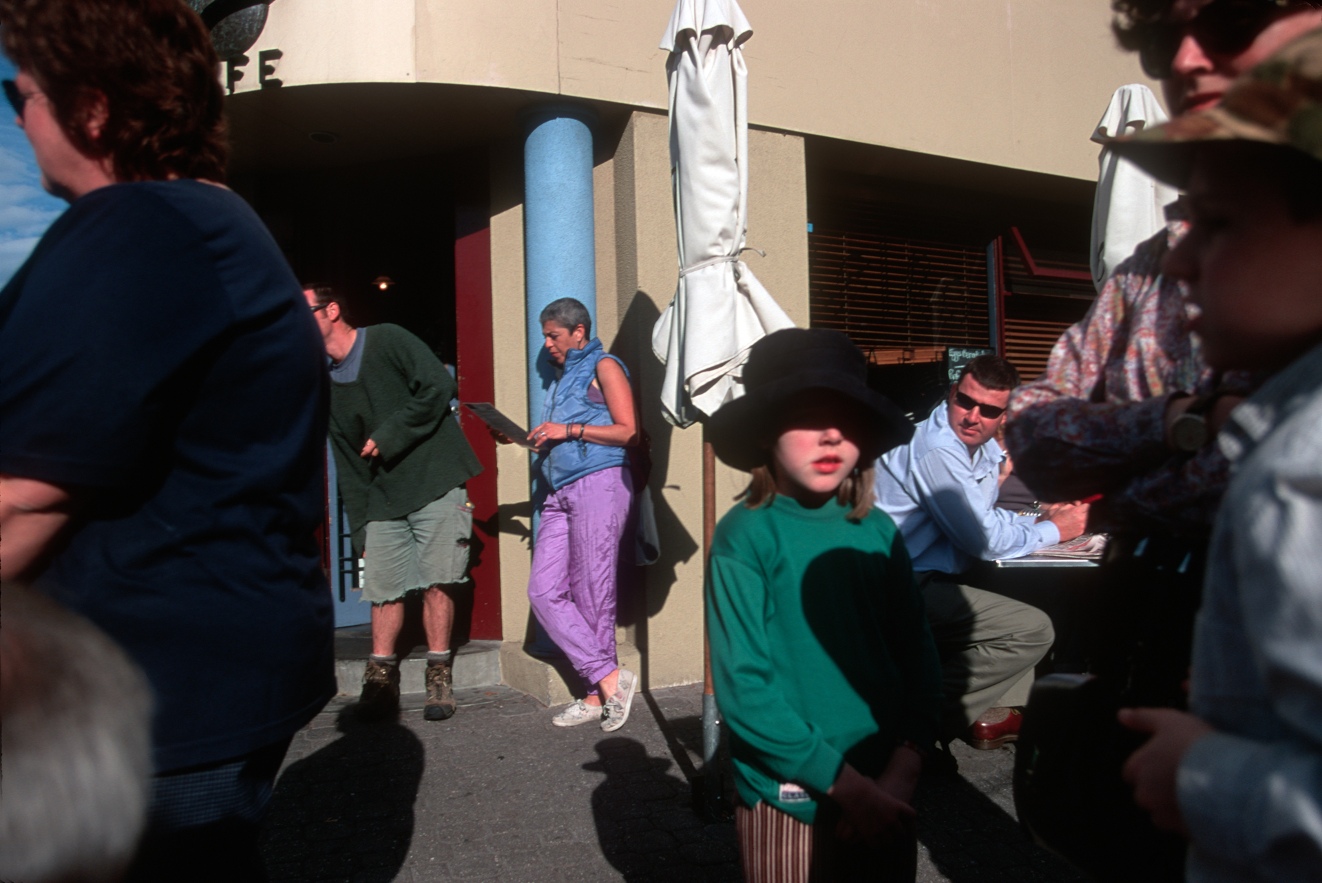  Every Saturday morning a popular open air, arts and crafts market is held at Salamanca place by the harbor in Hobart.  Hobart  