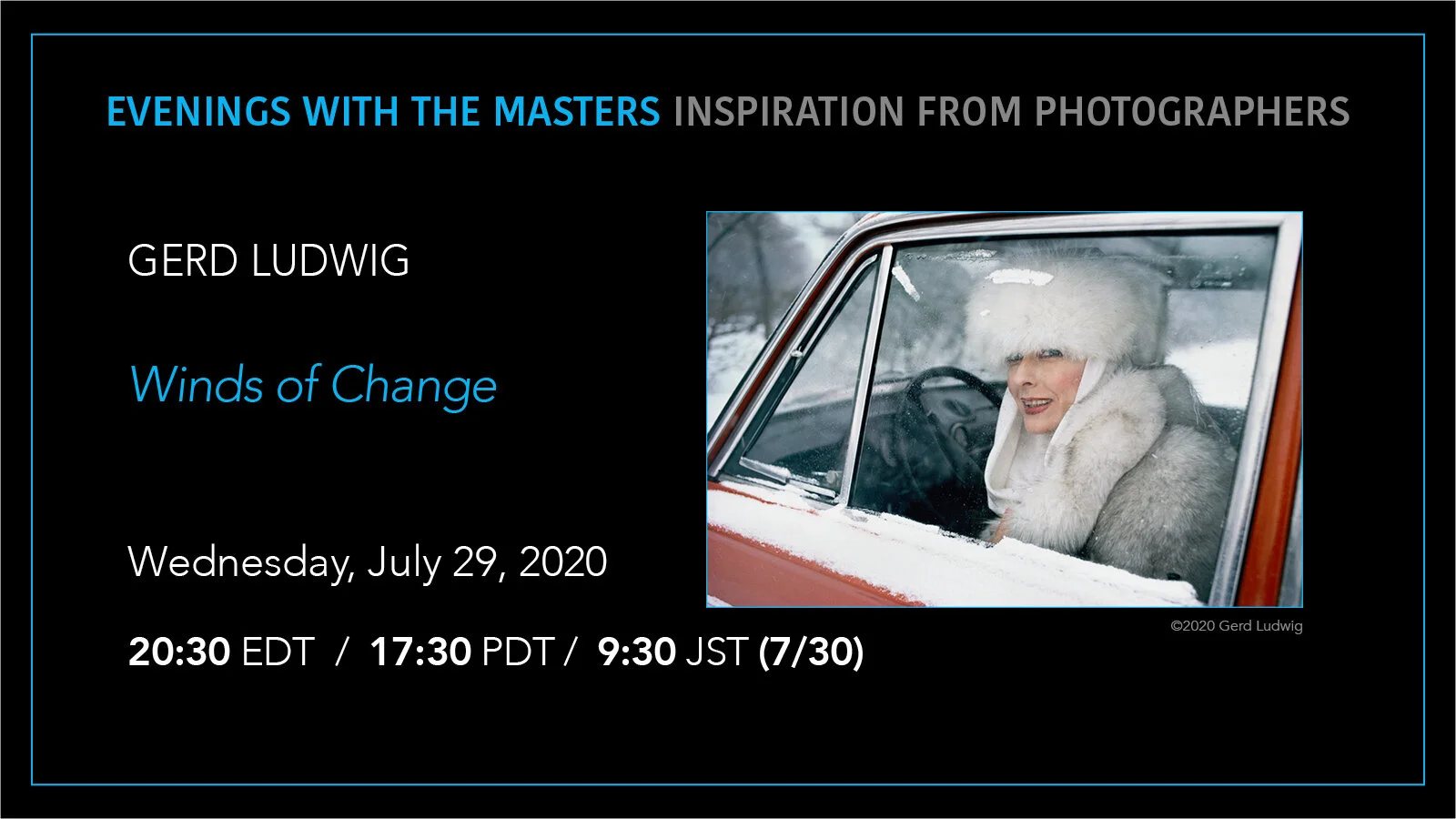 Evenings With the Masters Presentation