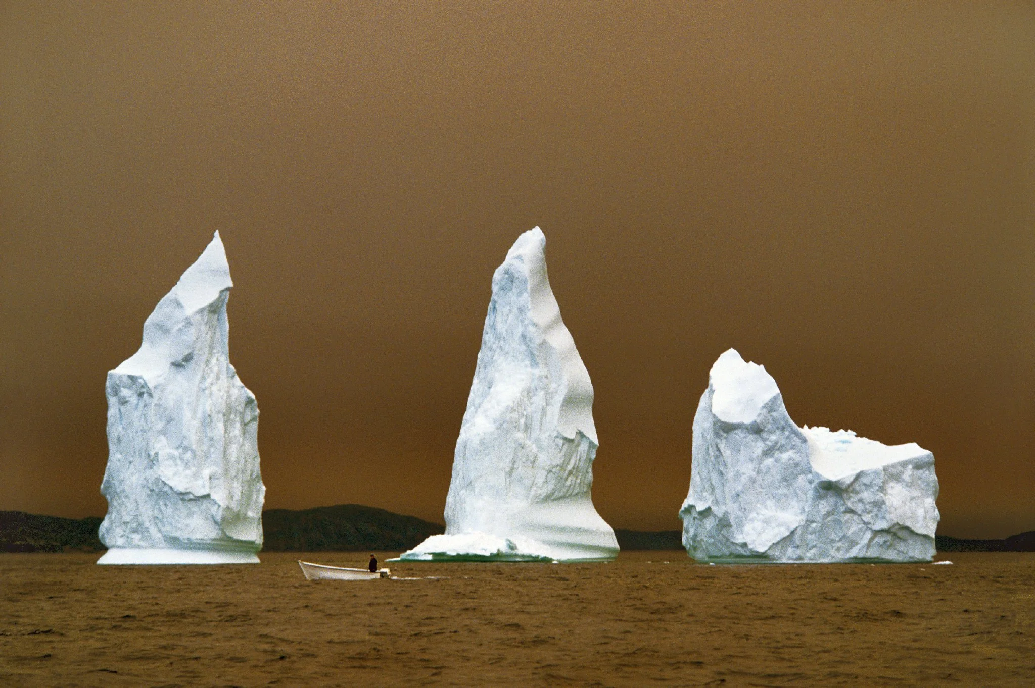 Icebergs & Wildfire Sky