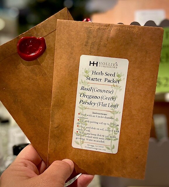 Herb Garden Seeds  (Basil, Oregano, Parsley)