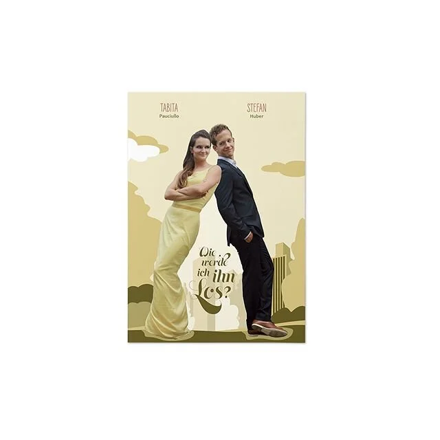 (Part 1)
For the Hubers Wedding Card,🤵🏼👰🏻❤️ we created a short comic story about the couple. Fresh, diffrent and funny. 😊 The couple was inspired by the movie: How to lose a guy in 10 Days, so they wanted to mix there Story with this movie. 😎 #