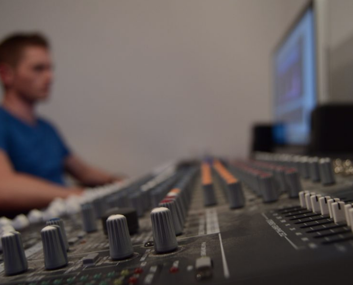 This was taken a couple of years ago in my old home studio, I worked remotely with musicians and producers all over the world...