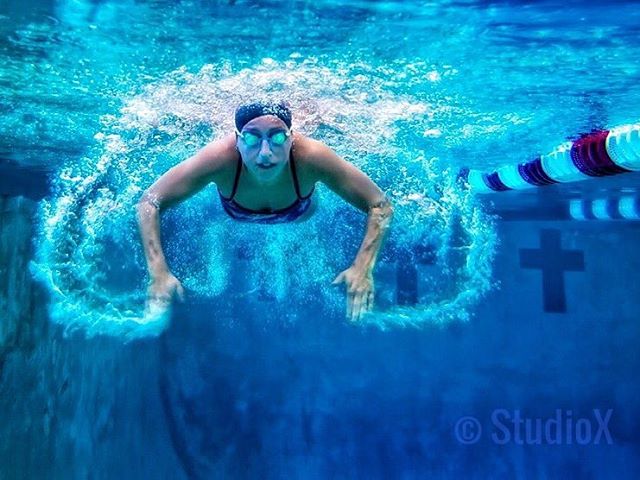 Flashback, Swimming. Angie. #underwater #swimming #portraitphotography #sports #studio #springfield #water #butterfly