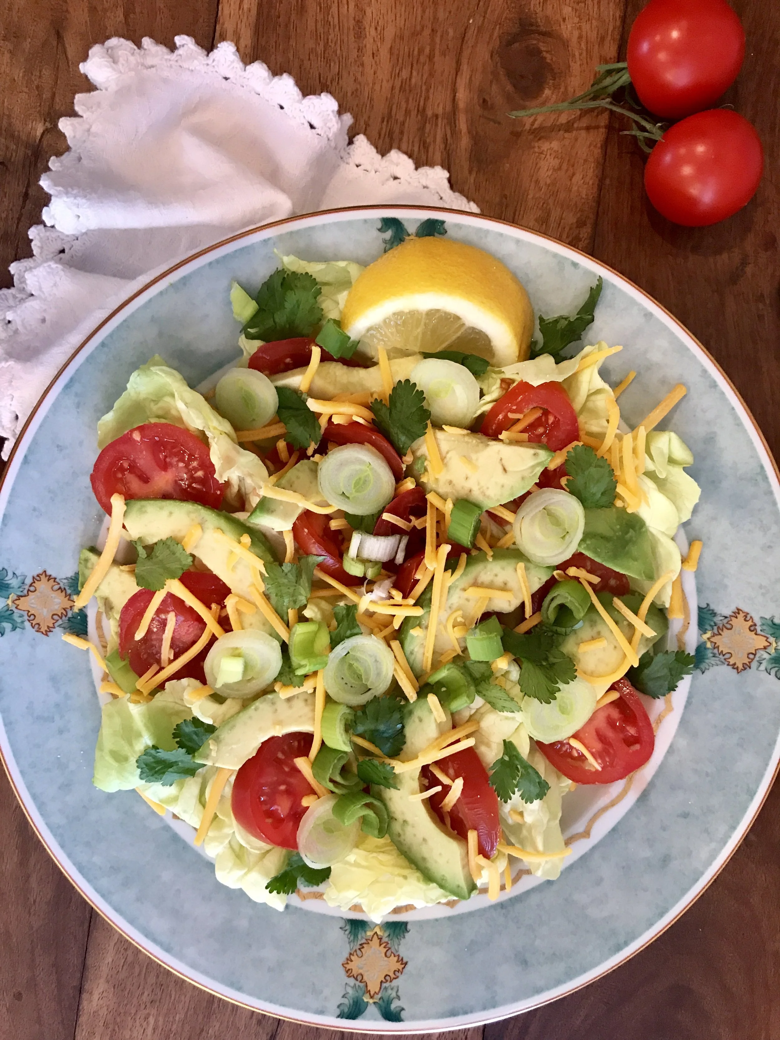Avocado Salad with Southern BBQ Vinaigrette - Phickles