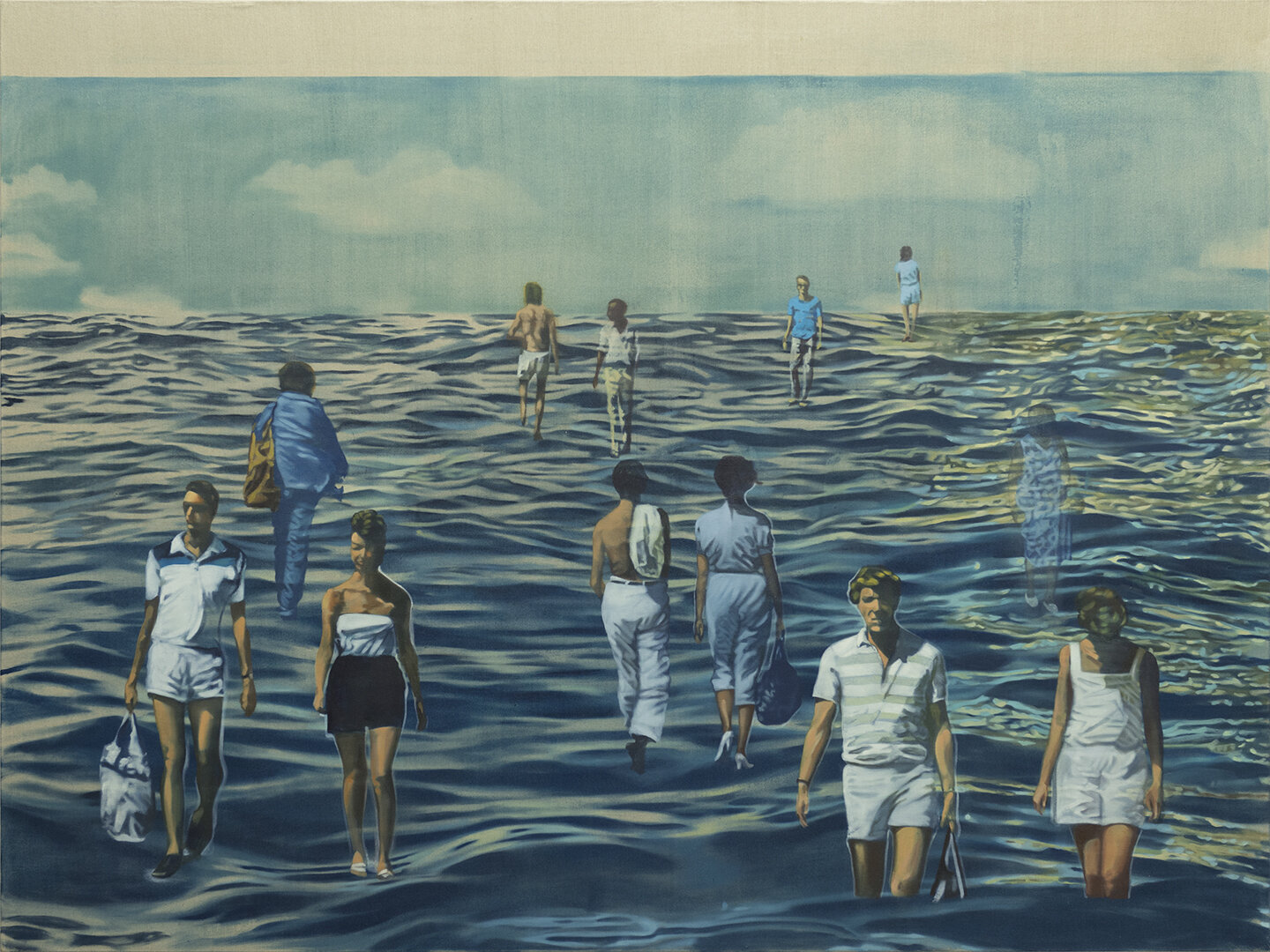 Aquaboulevard. Oil on canvas. 150 x 200 cm. 2021