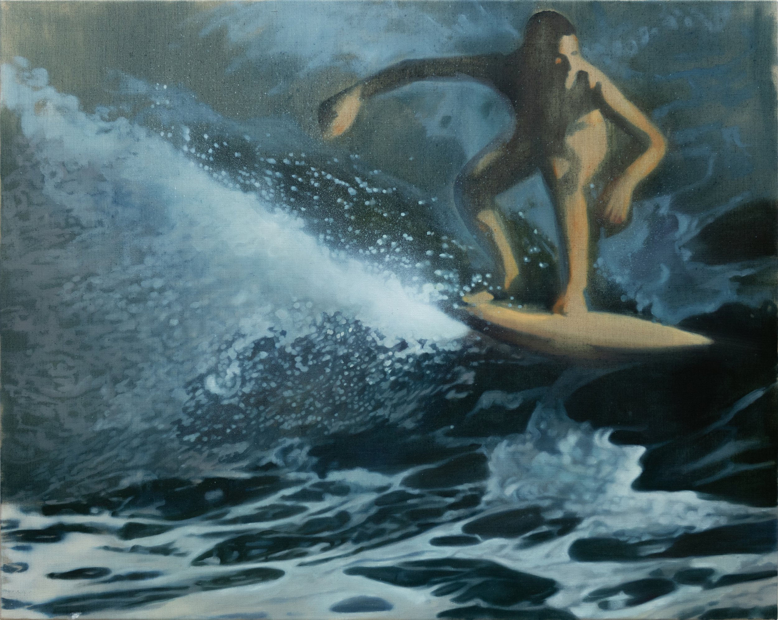 Mythology 1 (What if?). Oil on canvas. 100 x 126 cm. 2023