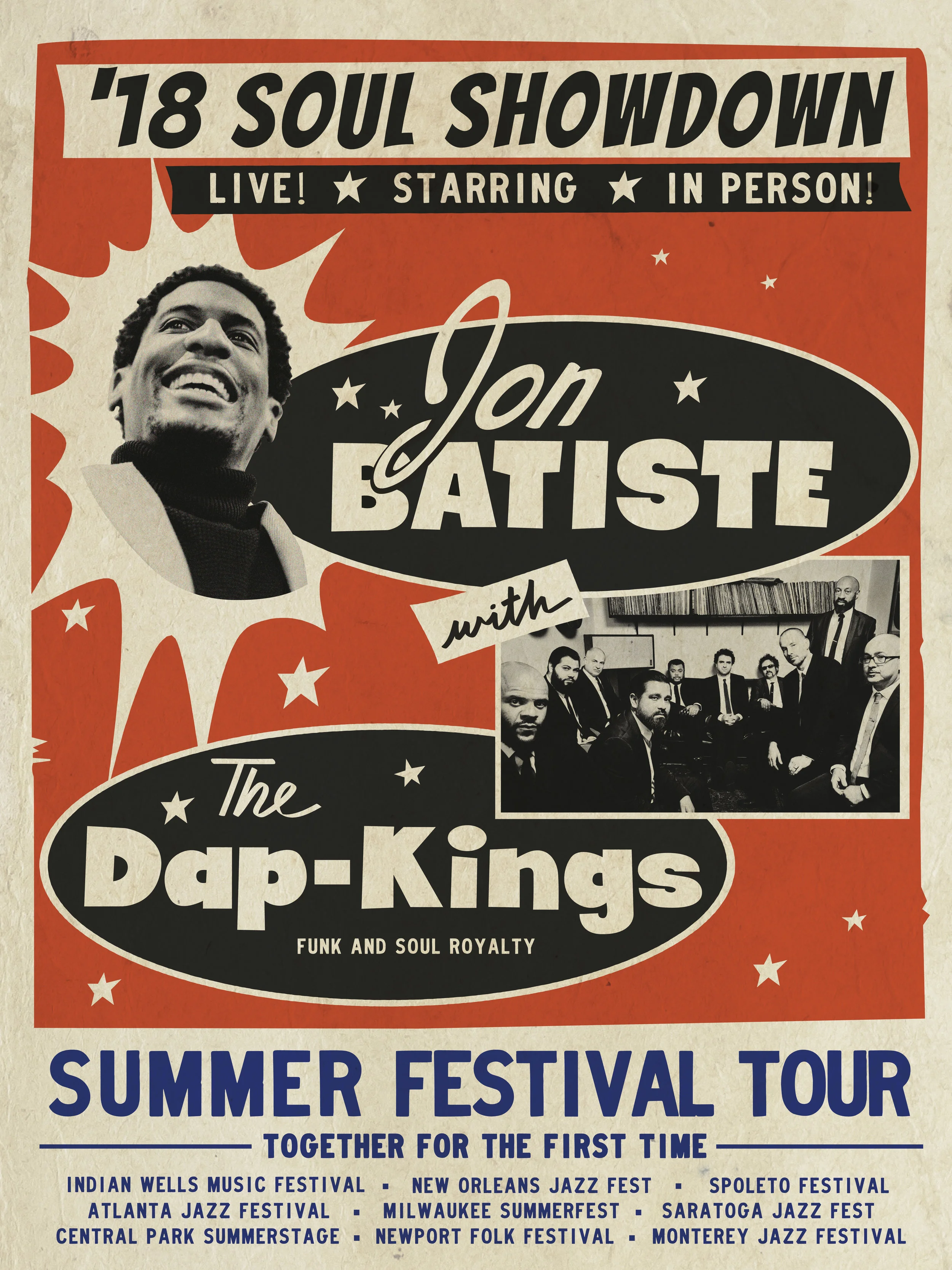 Jon Batiste with the Dap-Kings - Summer Tour