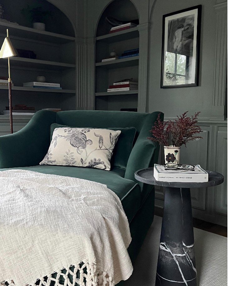This beautiful room designed by  @cczippertdesign is showing off the chaise lounge we helped with! We love to see the final design all come together!