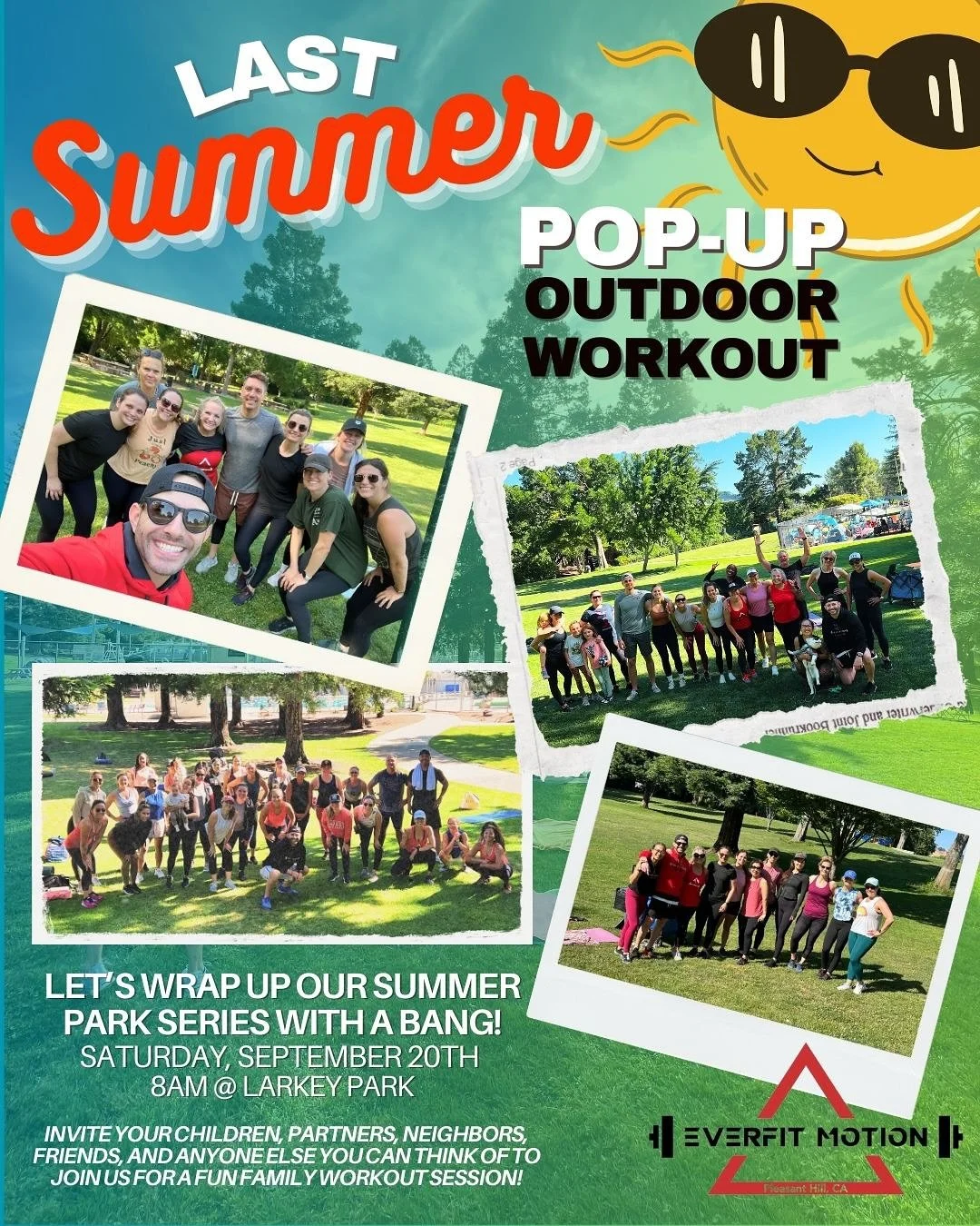 End the Summer With Us! 🙏

Saturday, September 20th &bull; 8AM &bull; Larkey Park

THIS IS IT, our LAST outdoor park class of this year&rsquo;s series! 🏋️

Whether you&rsquo;ve been showing up all year or you&rsquo;re just jumping in now, this is y