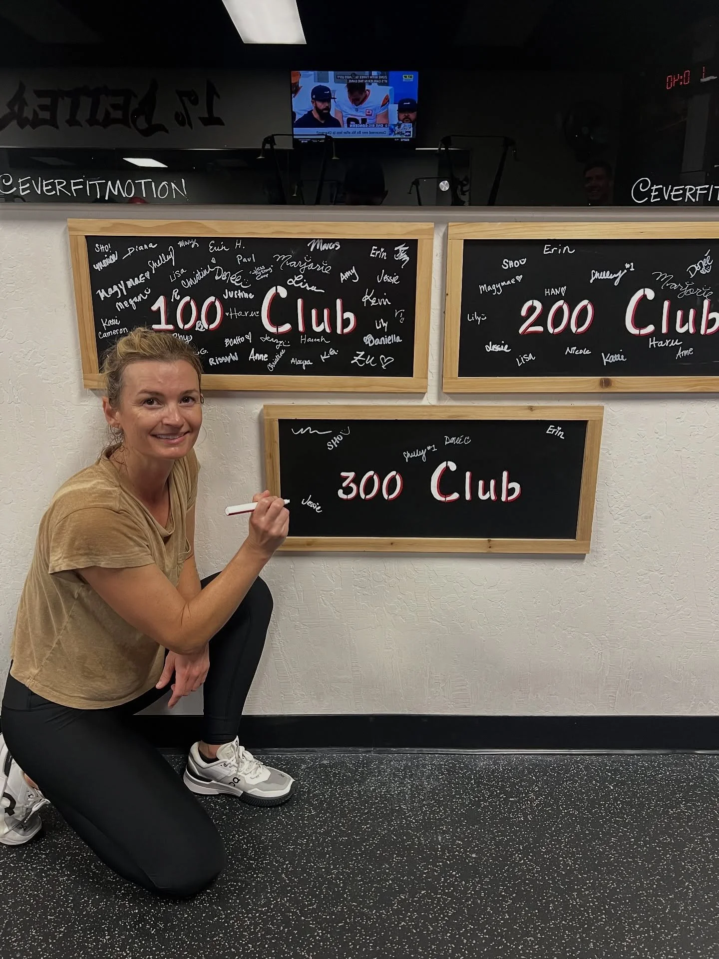 Congrats Jessie!

300 classes and still going strong! 

Thank you for always showing up with grit and pushing everyone around you to get 1% better every single day. You can literally see the sweat behind your grit in this photo, proof of the work you