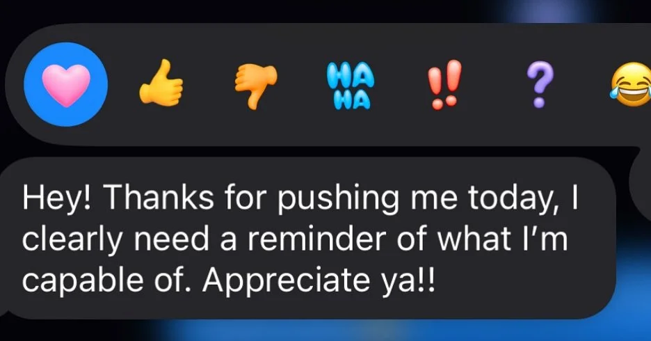 More than rep counters here at Everfit! 

Coaches and trainers don&rsquo;t just count your sets, we guide, motivate, and help you uncover the strength you didn&rsquo;t know you had. 

Messages like this one, &ldquo;Thanks for pushing me today, I clea
