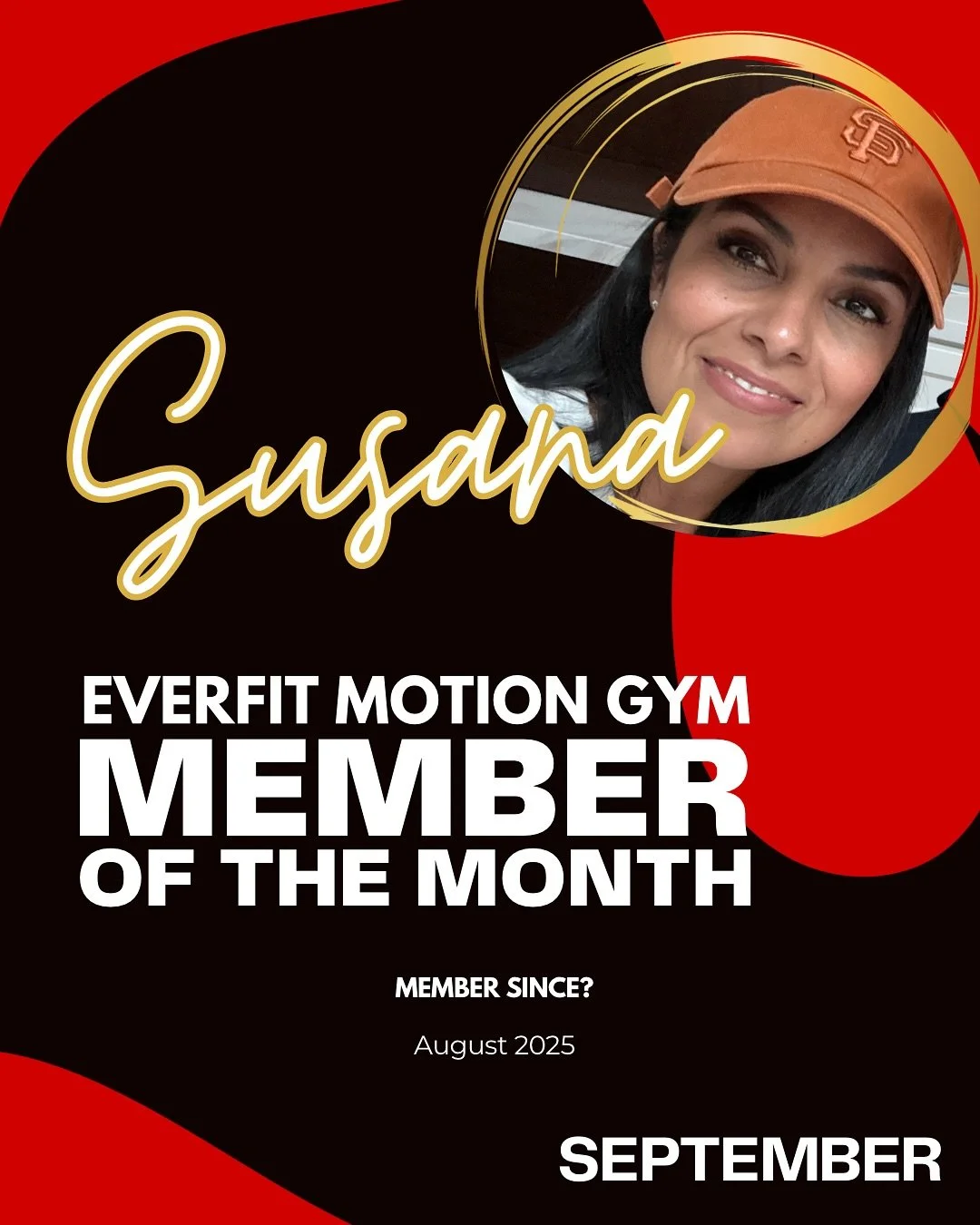 π Congratulations, Susana September Member of the Month! π
From walking into your first class with nerves to now lifting heavier than you ever imagined, your growth has been incredible! 
As a dedicated mom of three, you’ve proven that makin