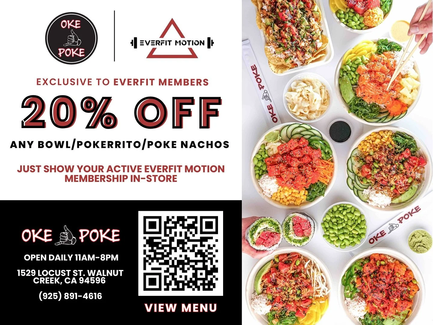 π Exciting News, Everfit Family! π
We’re beyond stoked to introduce you to one of our absolute favorite local gems, OKE POKE, hands down the best poke spot in the East Bay. No exaggeration, I am there weekly. It’s that good.
And here&