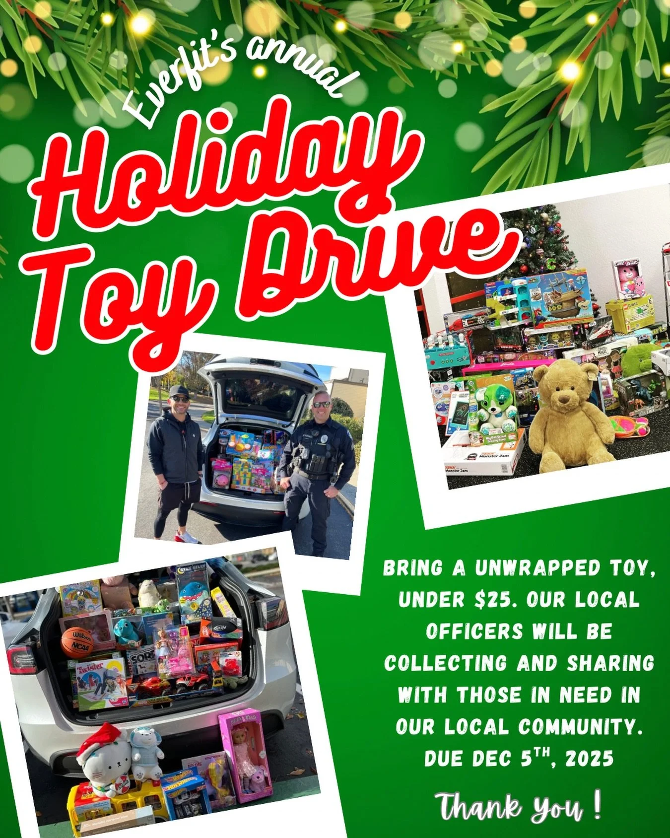 It&rsquo;s that time of year again, Fam! 🎁

Everfit Motion&rsquo;s Annual Toy Drive is HERE and together, we&rsquo;re about to make a huge impact for kids and families in need! ❤️

Let&rsquo;s show up like we always do: with big hearts, strong commu