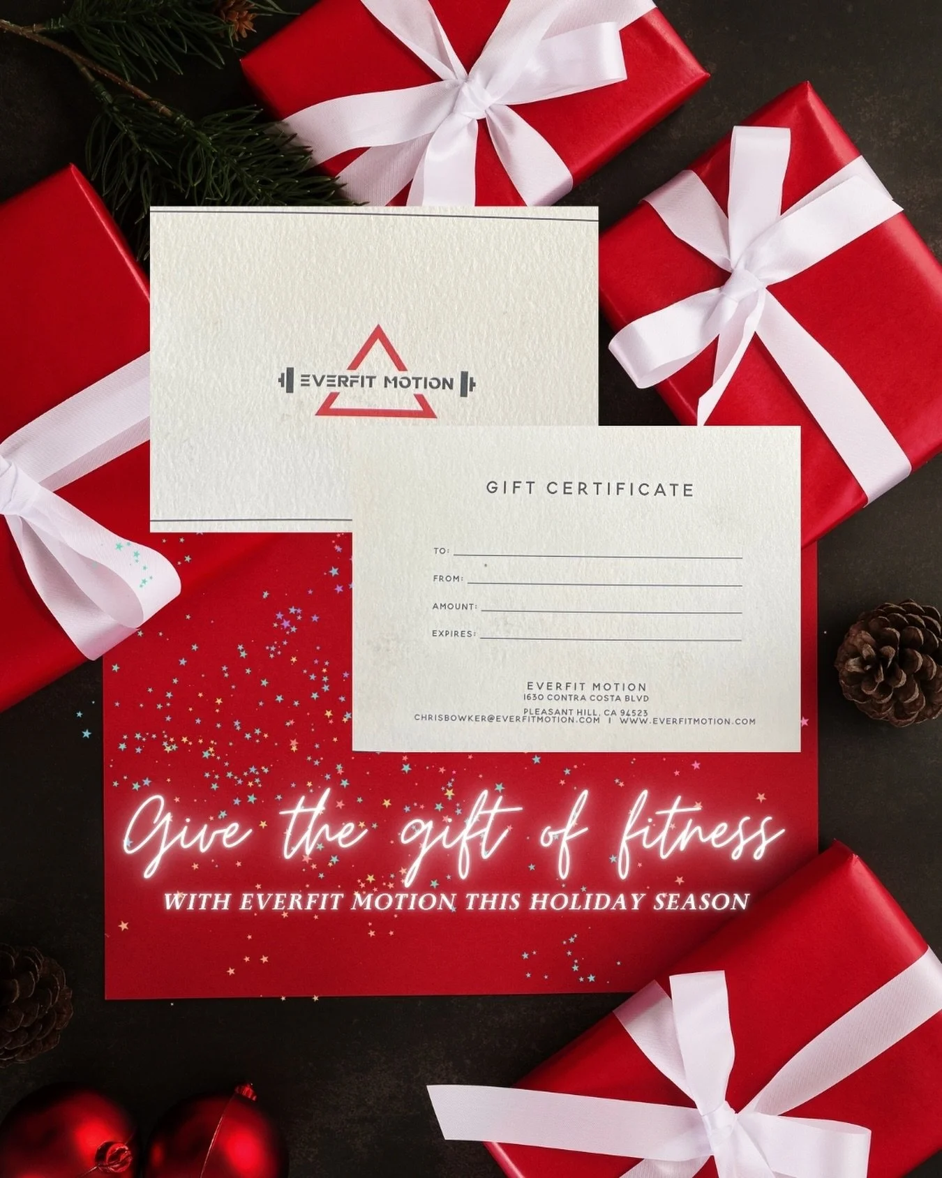Give the gift that keeps showing up, Everfit Fam!

An Everfit gift card isn&rsquo;t just a present, it&rsquo;s confidence, accountability, and community. For a friend, a loved one, or yourself, it&rsquo;s an investment in showing up and getting bette