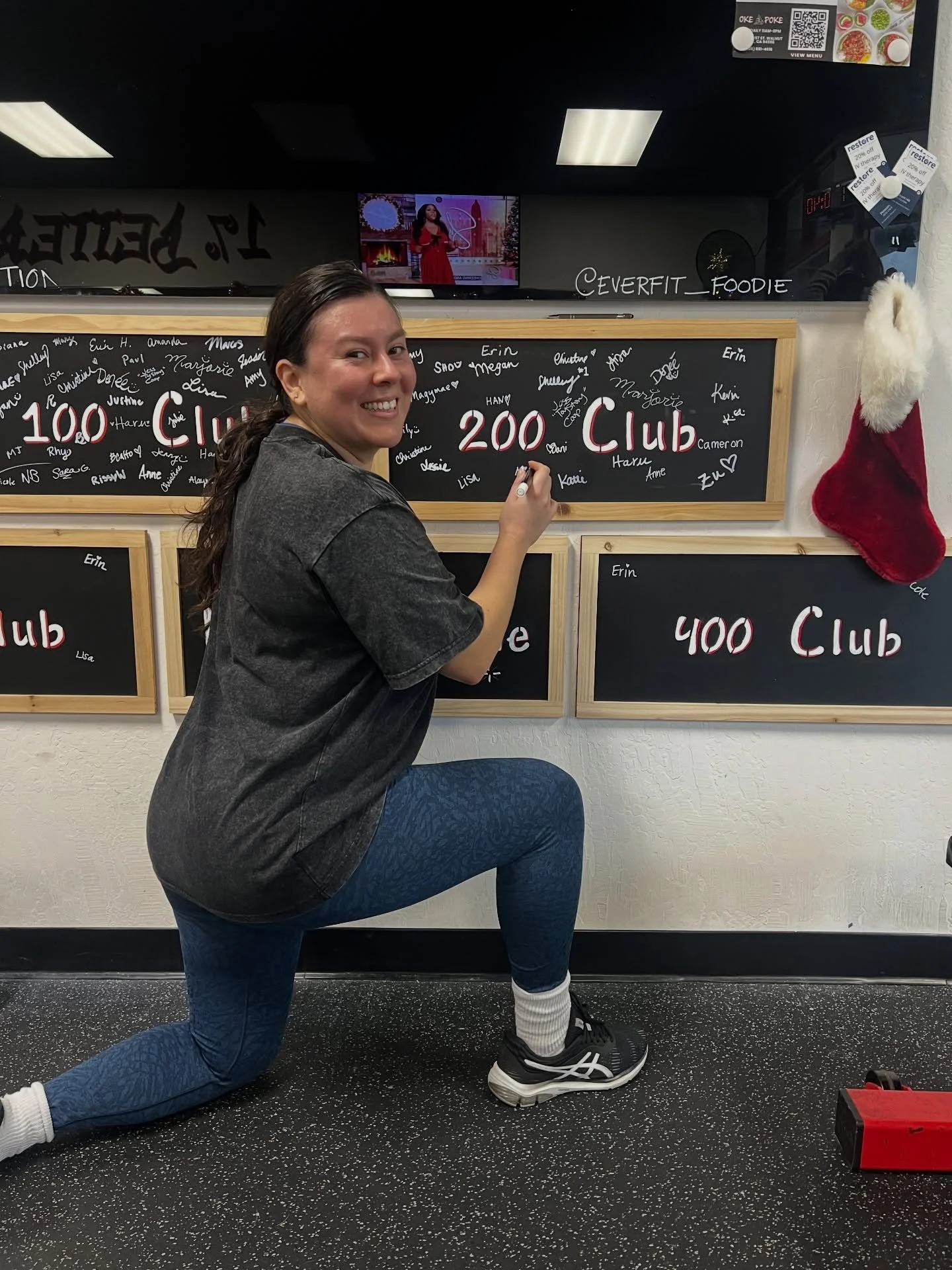 Welcome to the 200 class board Daniella! ☑️

Ending 2025 with a BANG! Thank you for always pushing yourself and living by our motto, 1% Better!