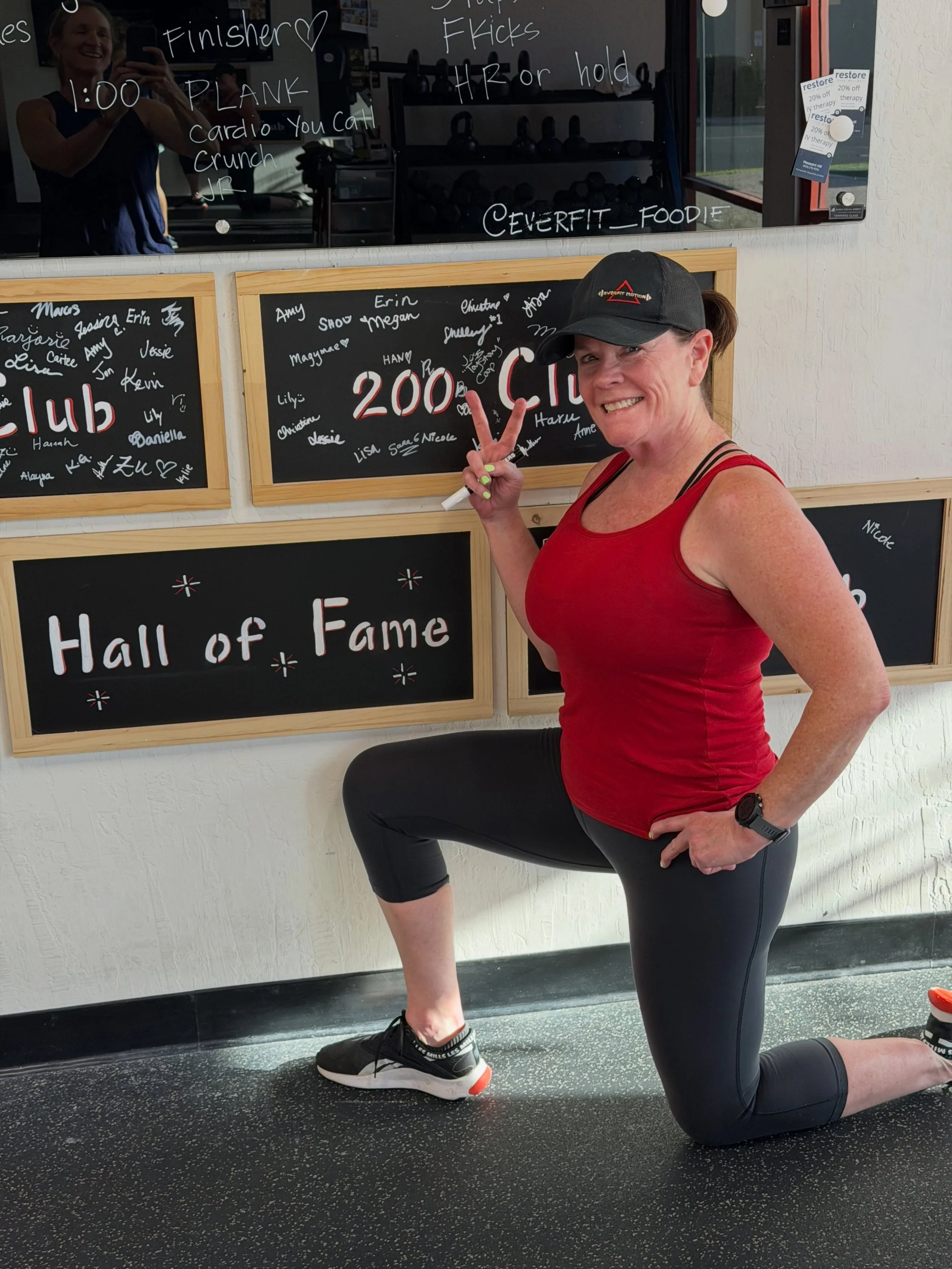 Congrats to Robin, another 200 Club board member and OG rider since day one! 

Always great seeing you roll up on your road bike repping Everfit swag. We appreciate your presence in every class. Keep making your health a priority and inspiring others