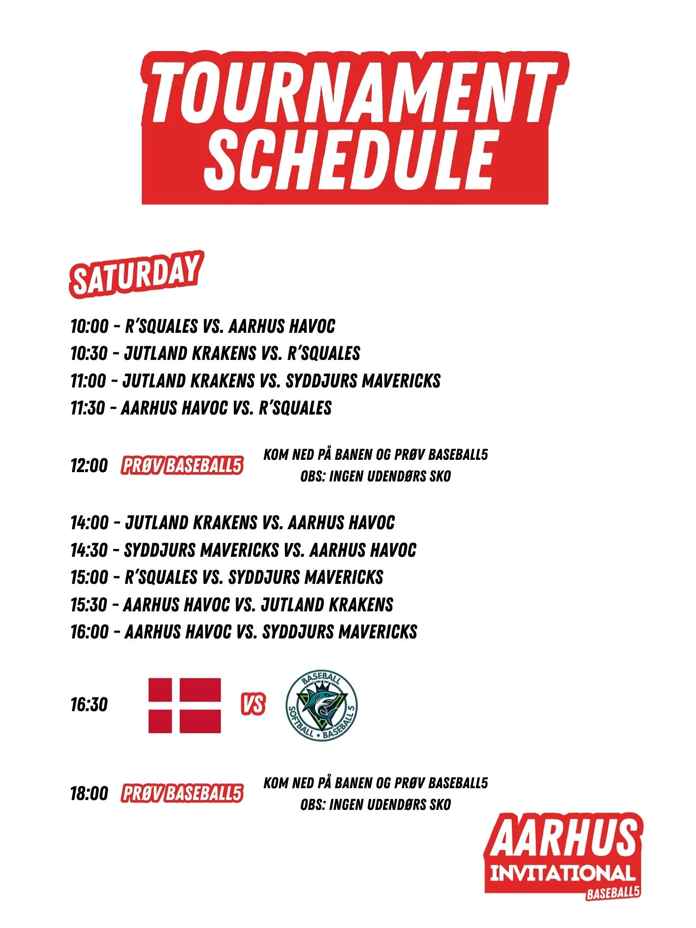 Are you ready for this weekend? Here’s the schedule for what’s about to happen: great baseball5 games, national team game and a great opportunity for you to try out baseball5 as well!
Will you be there?